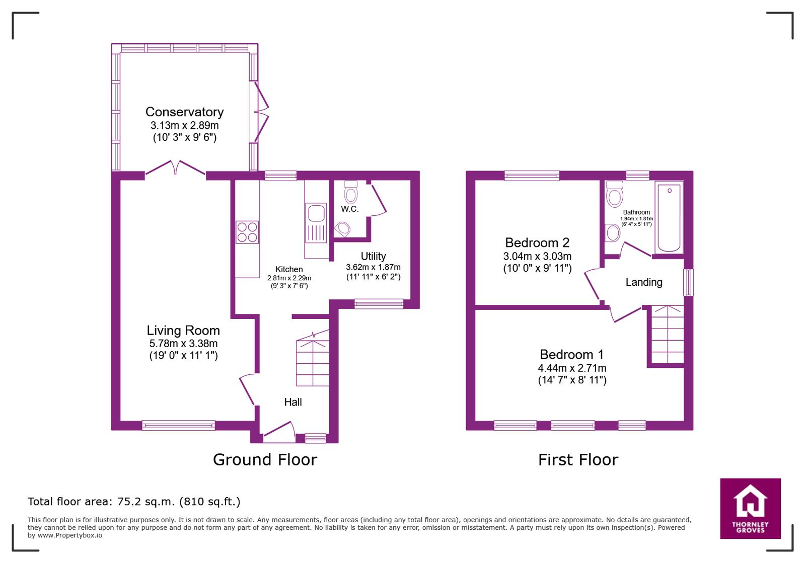 2, Mere Close, Greater Manchester floorplan
