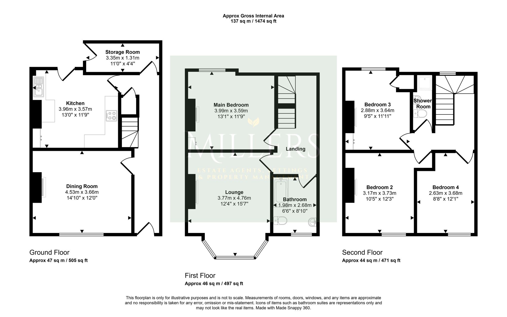 23 Mount Street, Cromer floorplan