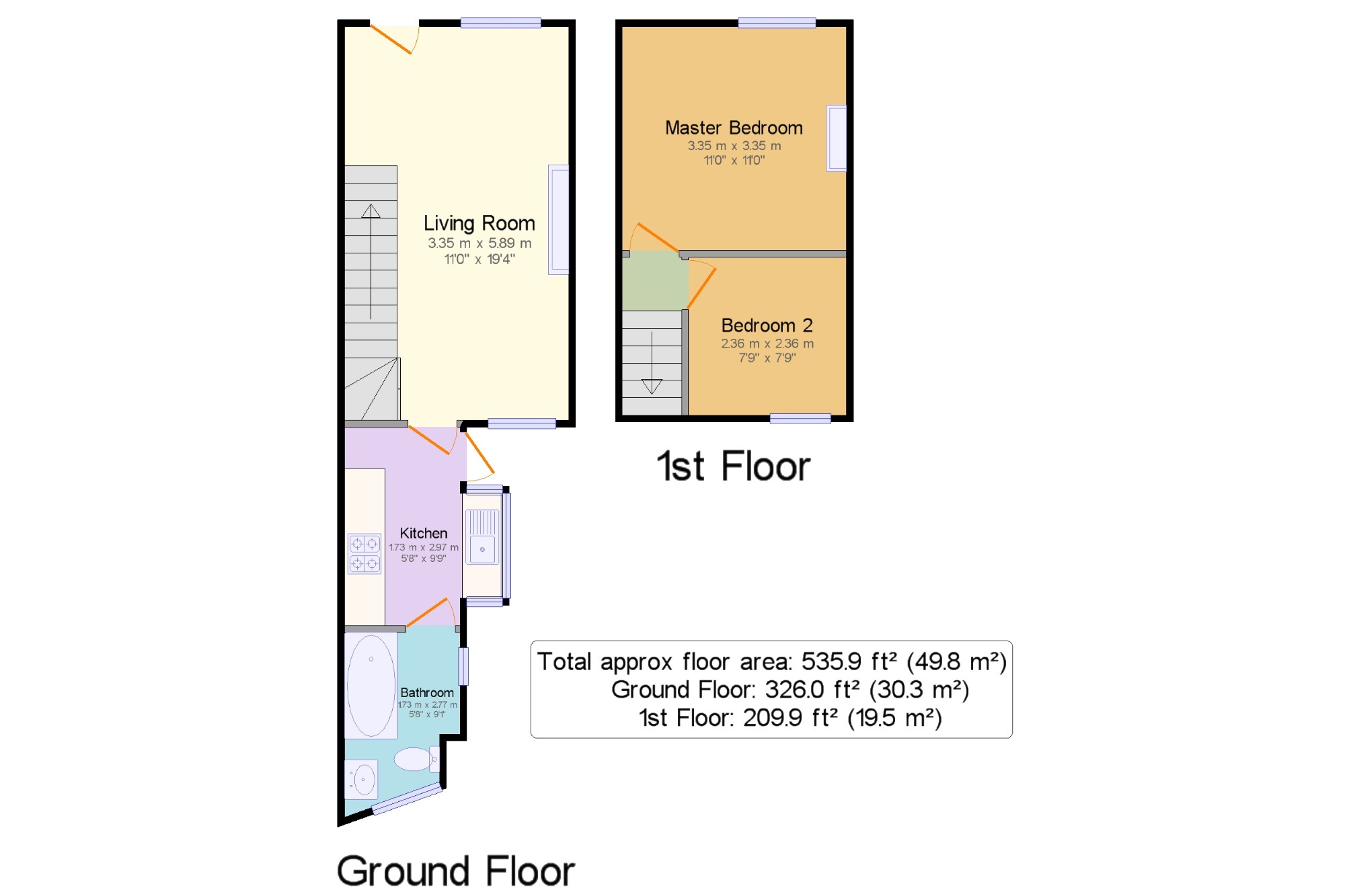 2 Bedrooms Terraced house for sale in Great Baddow, Chelmsford, Essex CM2