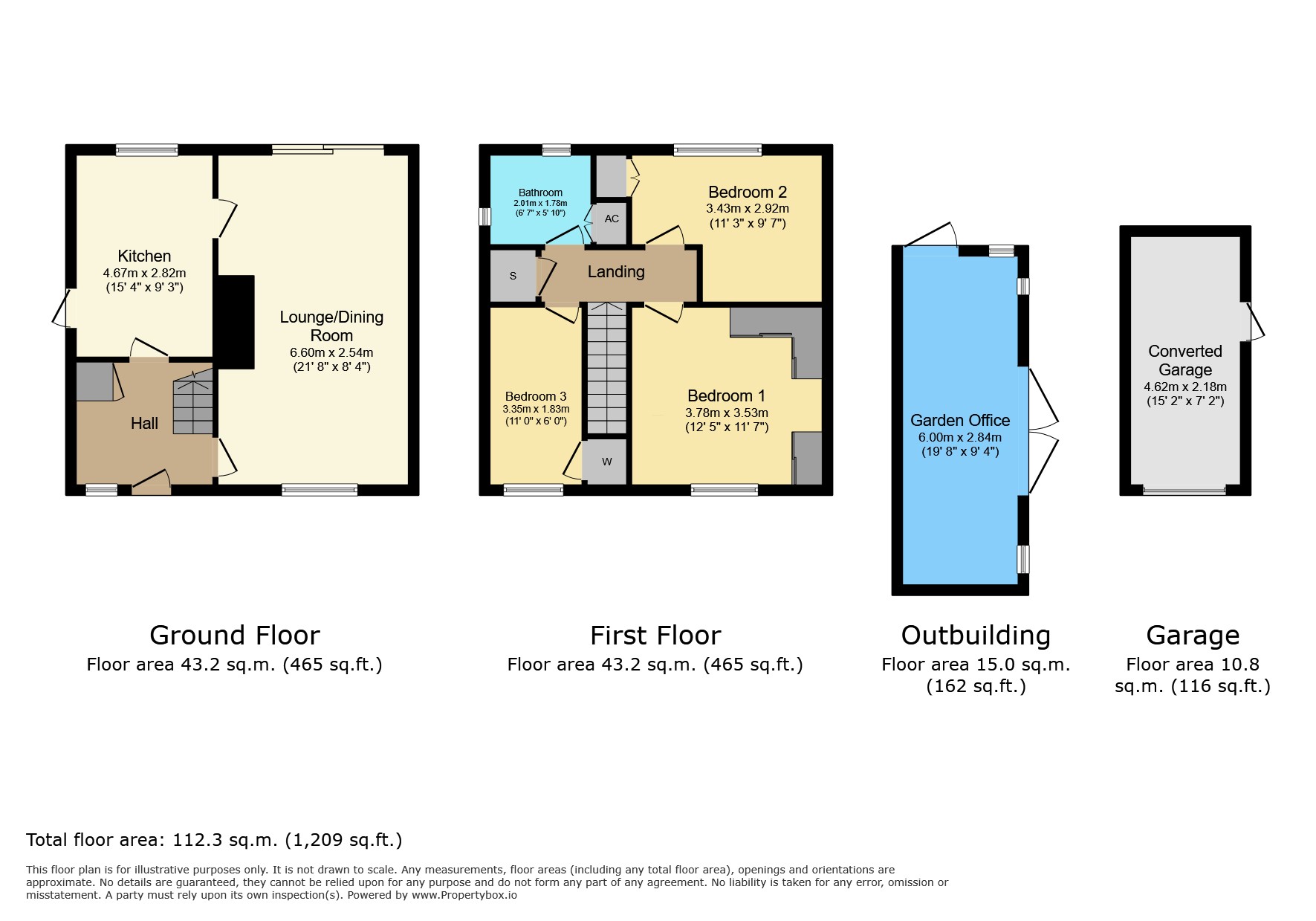 32 Beacon Avenue, Leicester floorplan