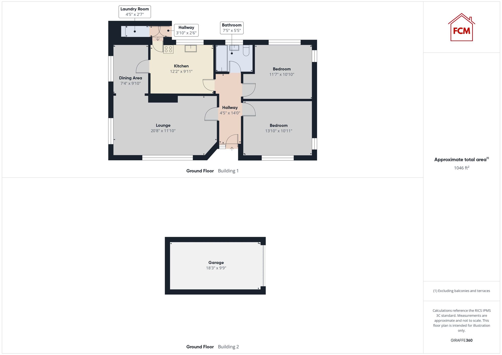 1 Broadacres, Workington floorplan