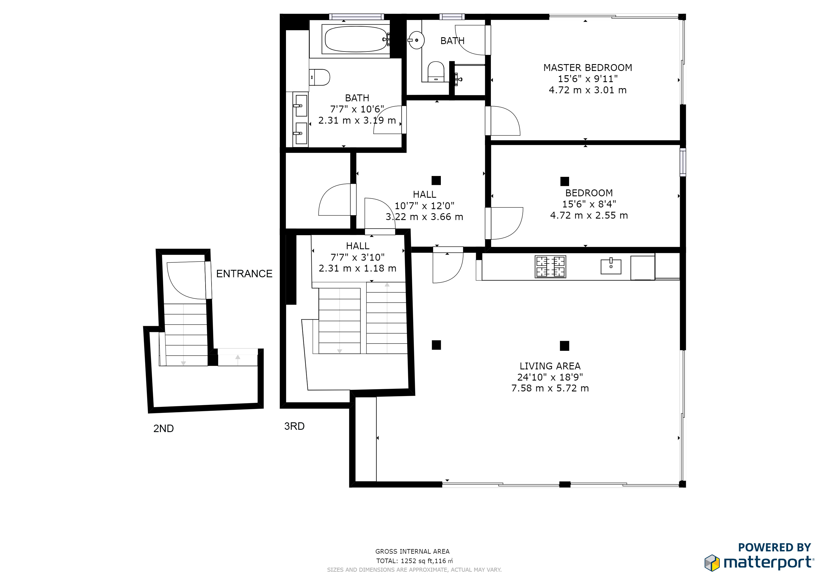 2 Bedrooms Flat to rent in Marshalsea Road, London SE1