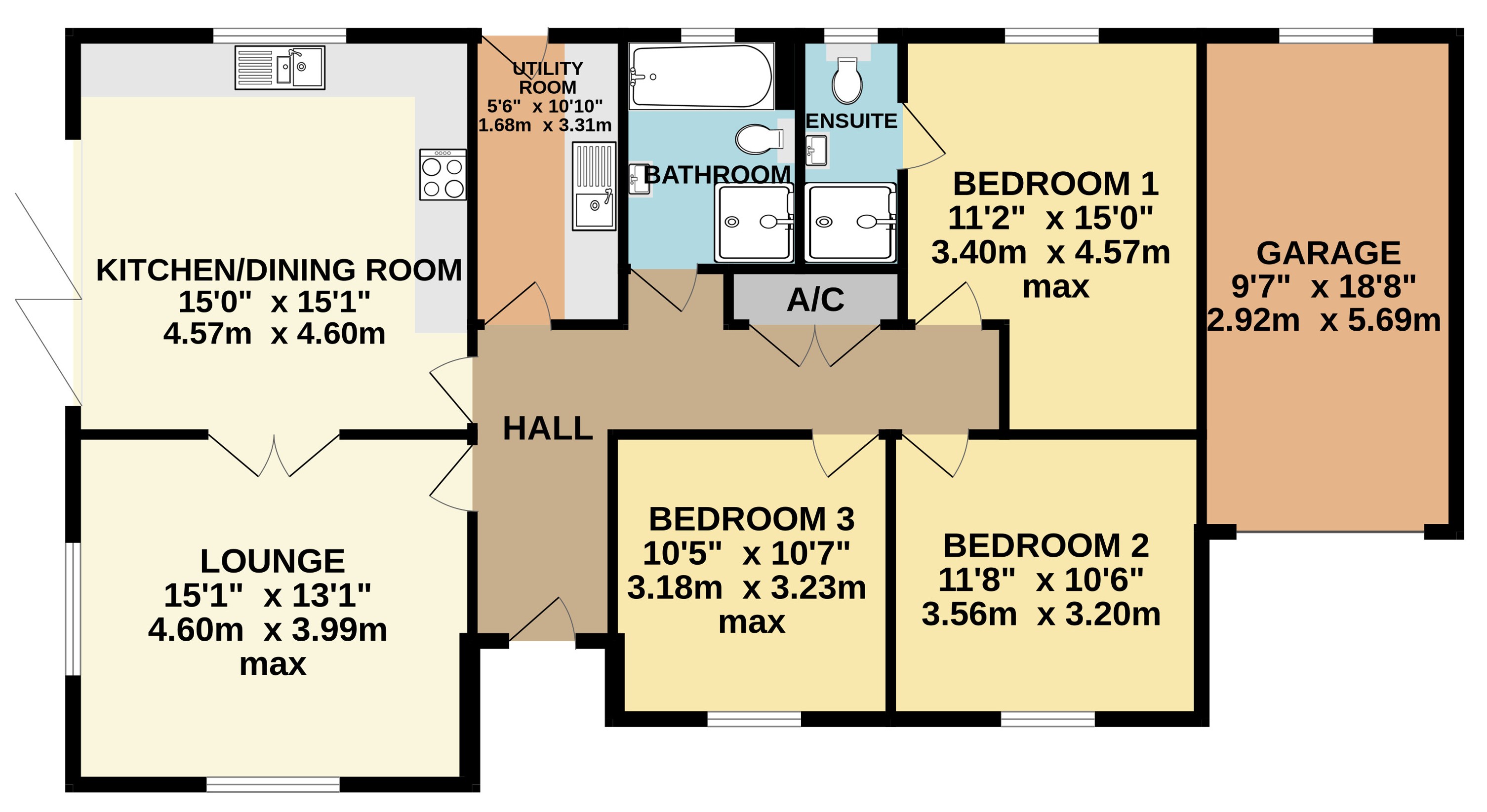 4, Dunheved Gardens, Cornwall floorplan