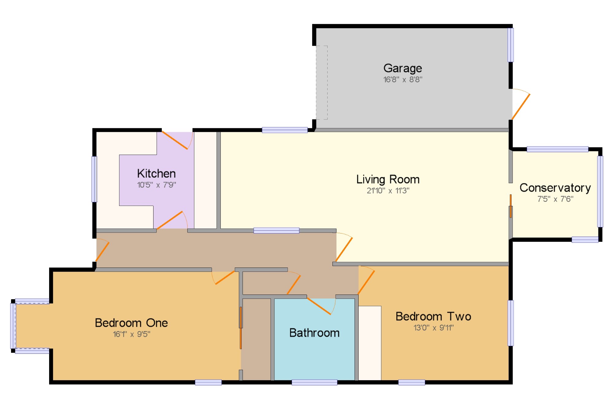 2 Bedrooms Bungalow for sale in Lodge Cottages, Town Cross Avenue, Bognor Regis, West Sussex PO21