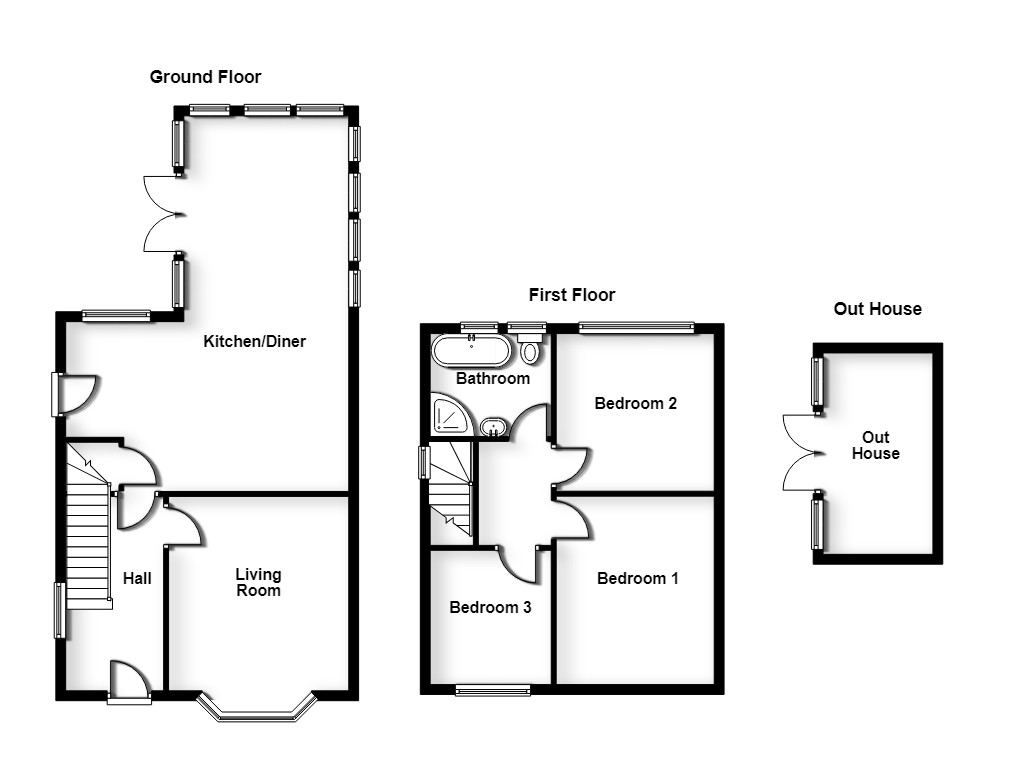 3, Normanton Grove, Sheffield floorplan