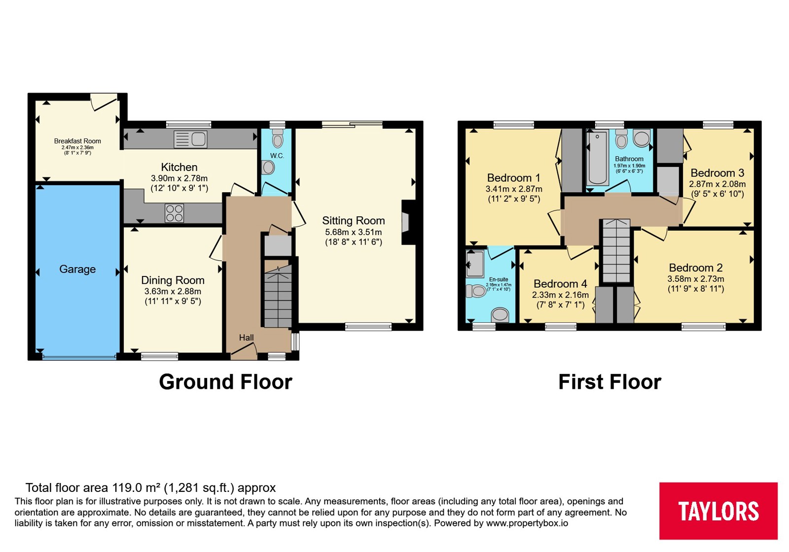 25, Caraway Drive, Wiltshire floorplan