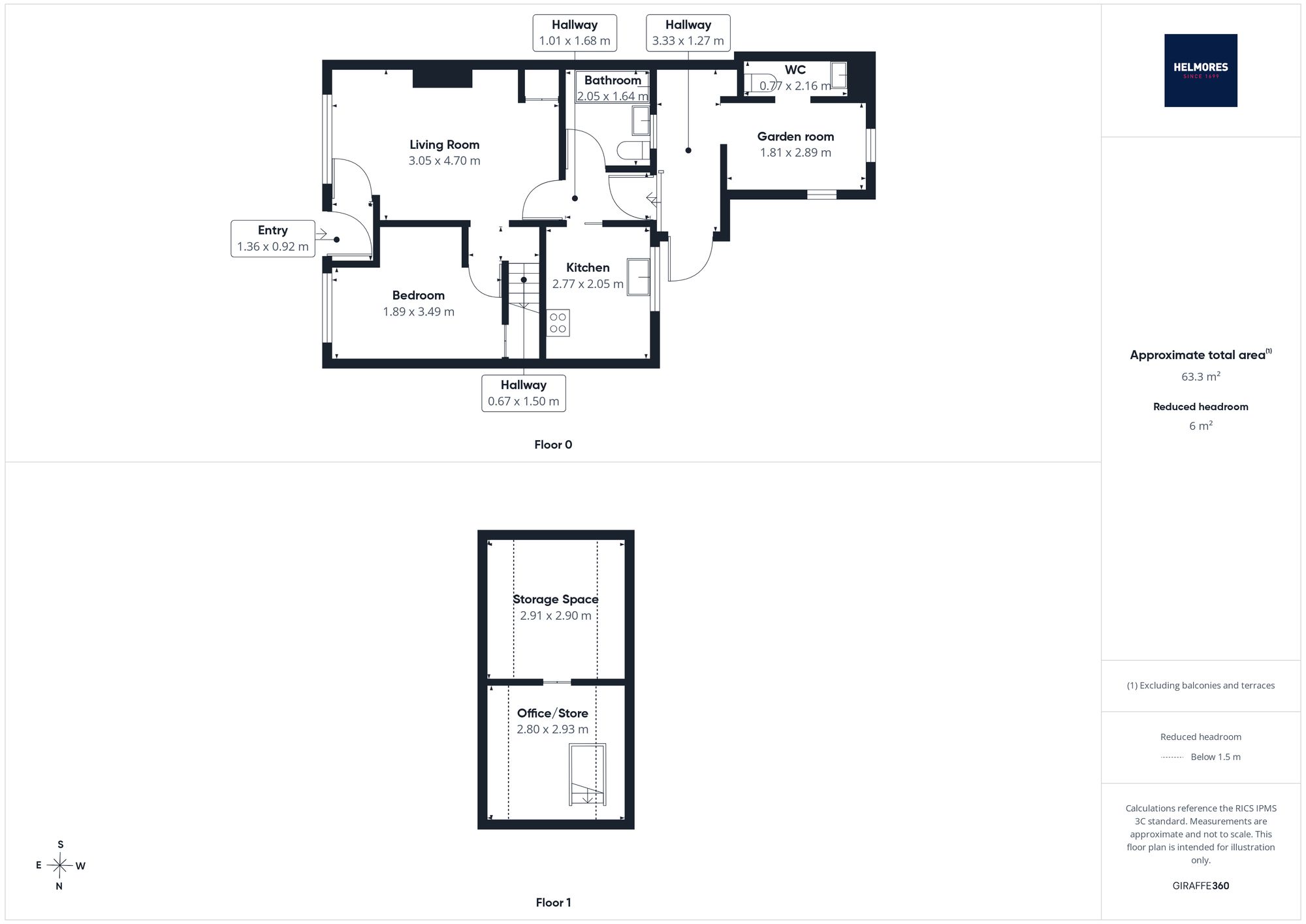 7 Gowmans Terrace, North Tawton floorplan