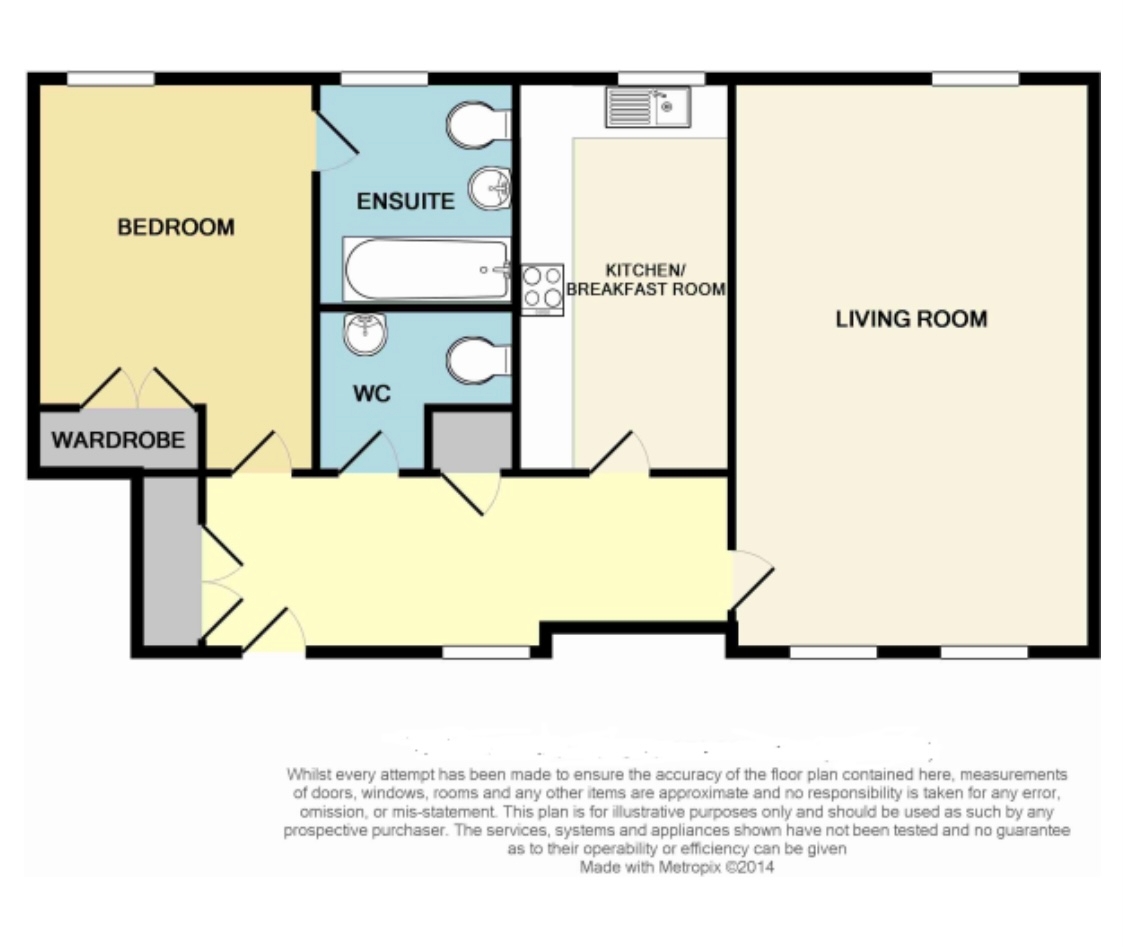 Flat 11 Wilde Court, Beningfield Drive, St. Albans floorplan