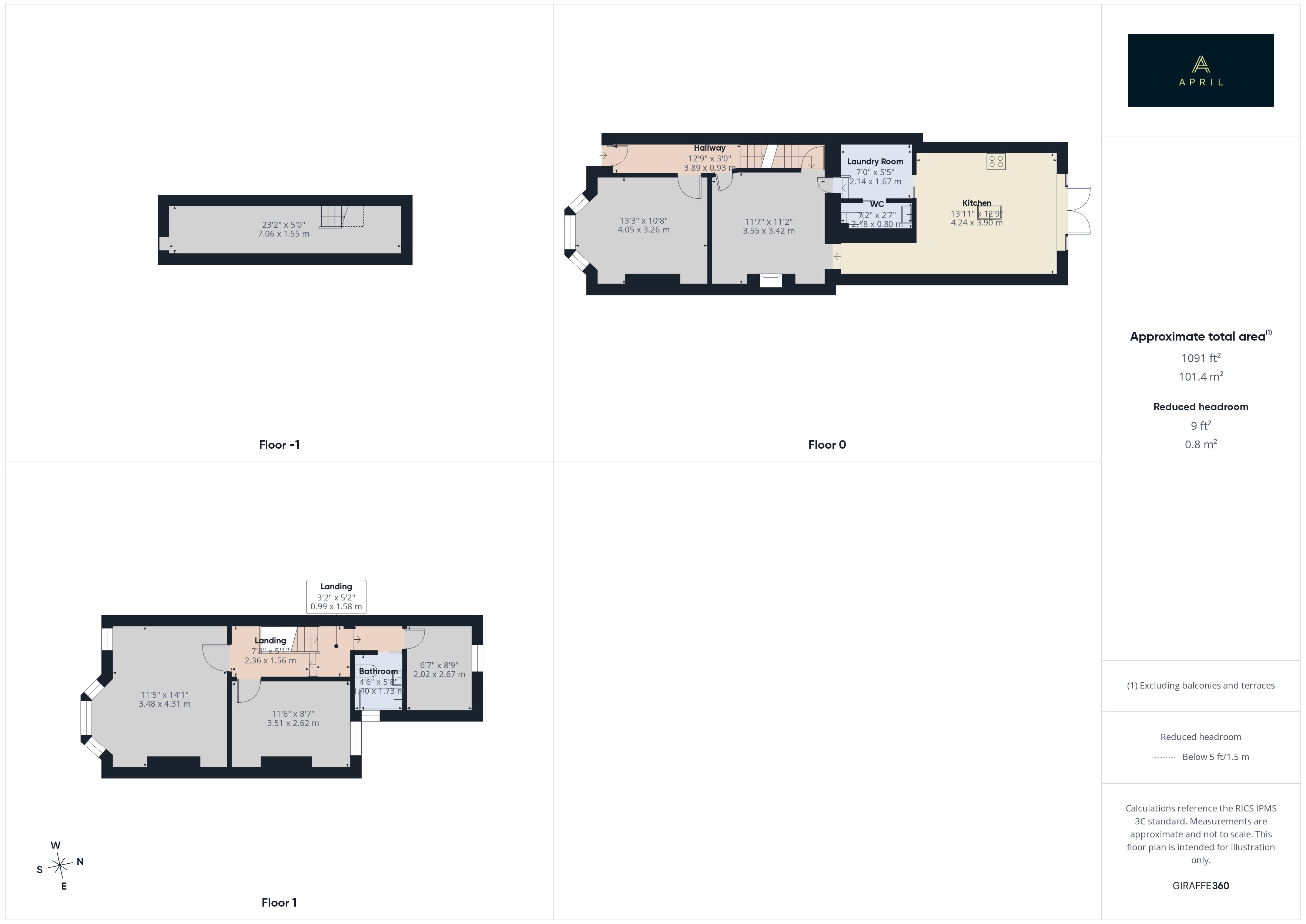 3, Salisbury Road, London floorplan