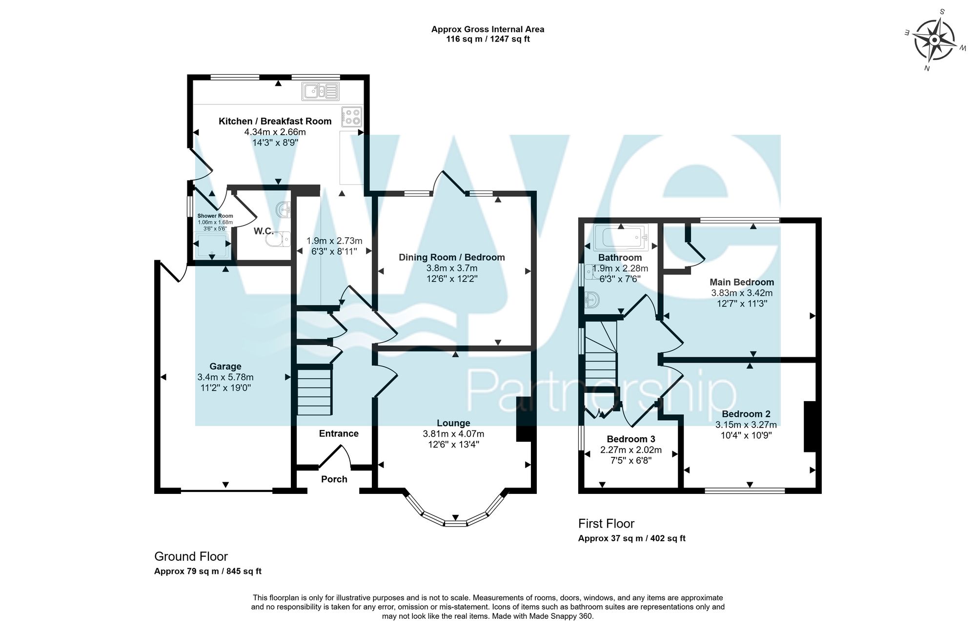 322 Amersham Road, High Wycombe floorplan