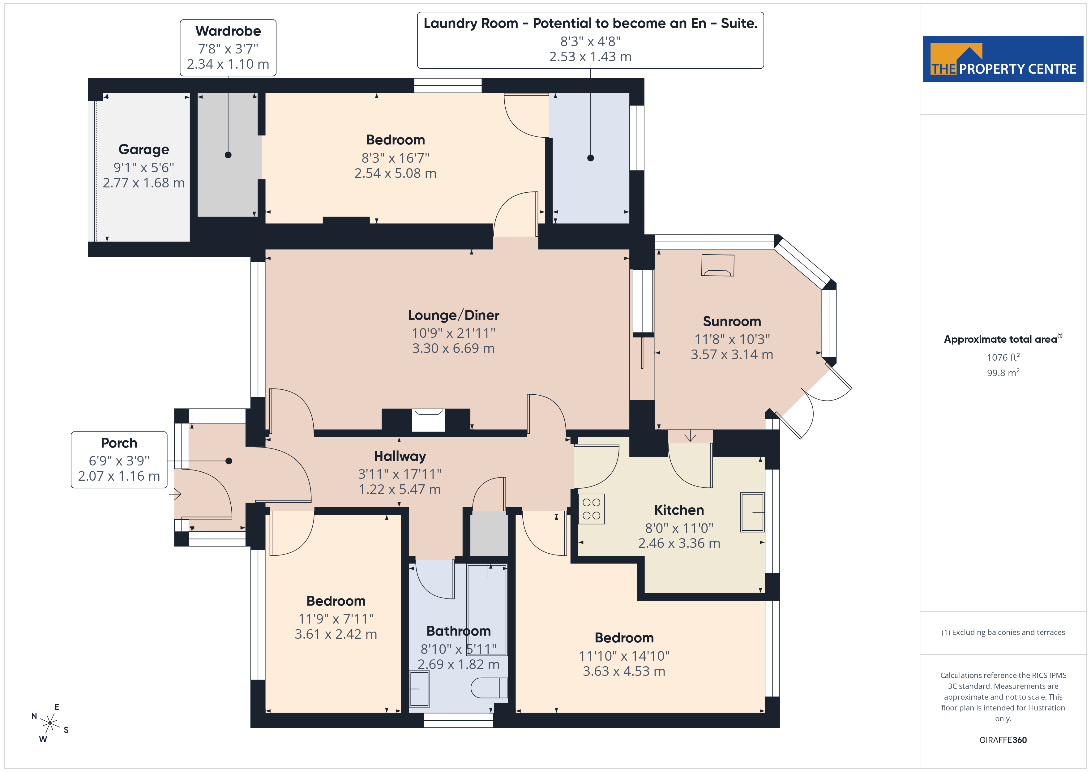6, Hailsham Close, Worcestershire floorplan