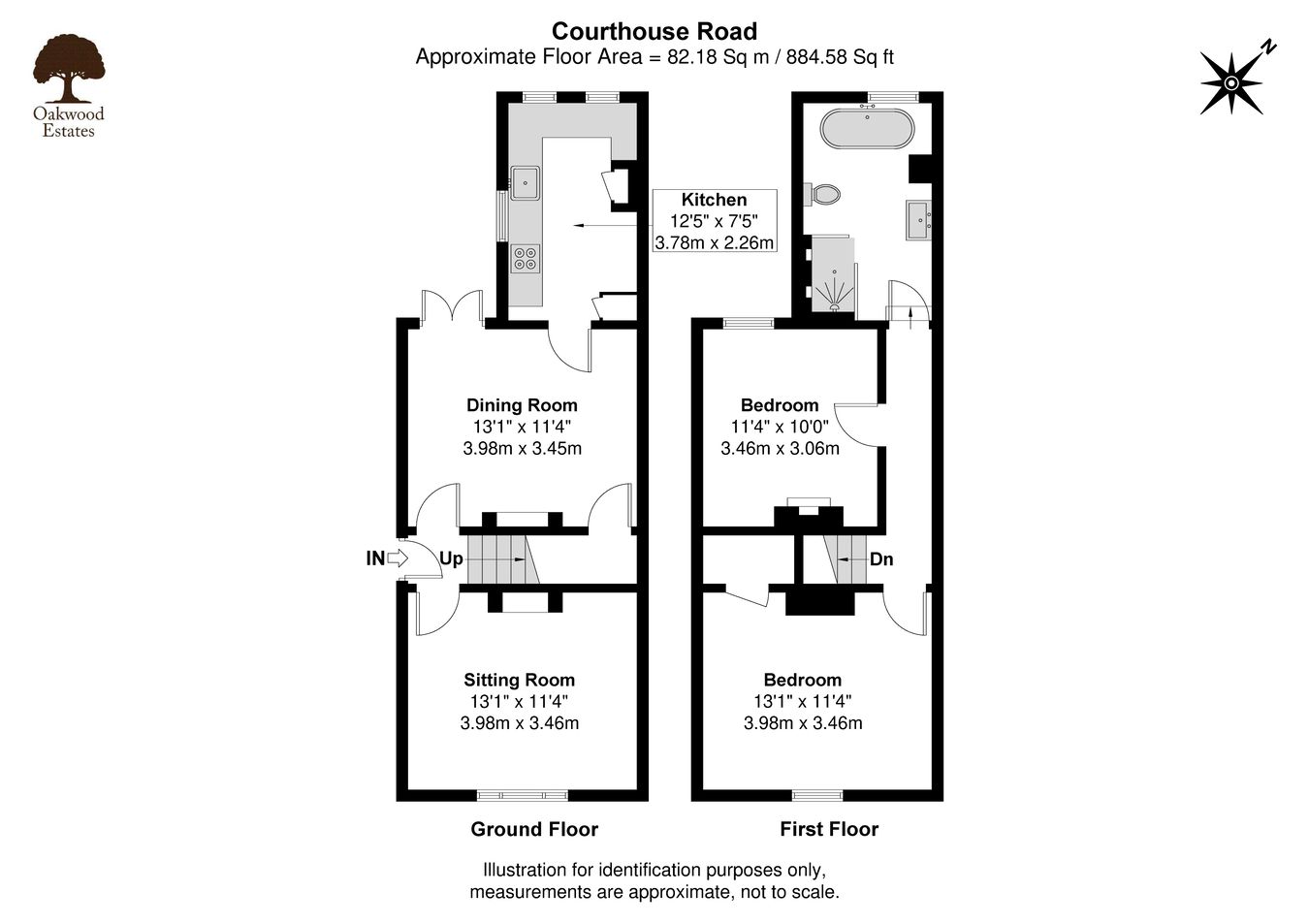 61, Courthouse Road, Maidenhead floorplan