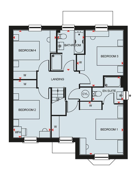 H8294400, Phoenix Lane, Fernwood, Newark, Nottingham floorplan