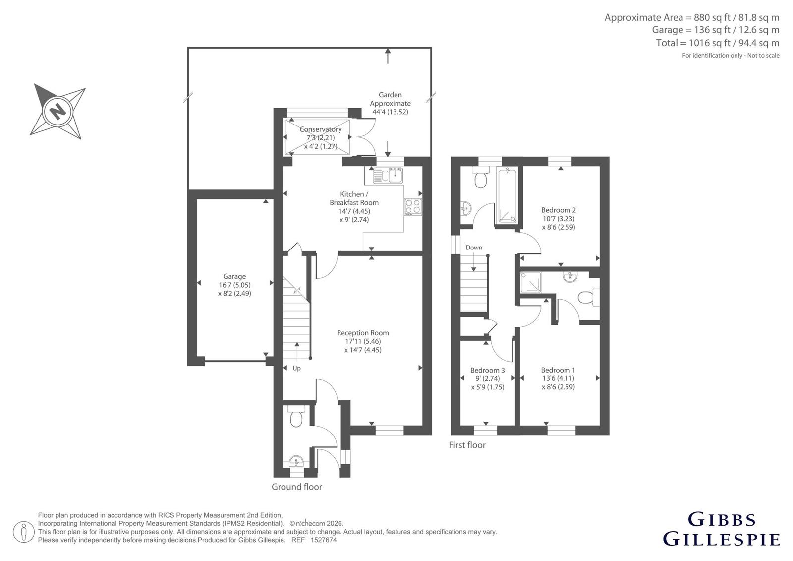 Arklay Close, Uxbridge floorplan