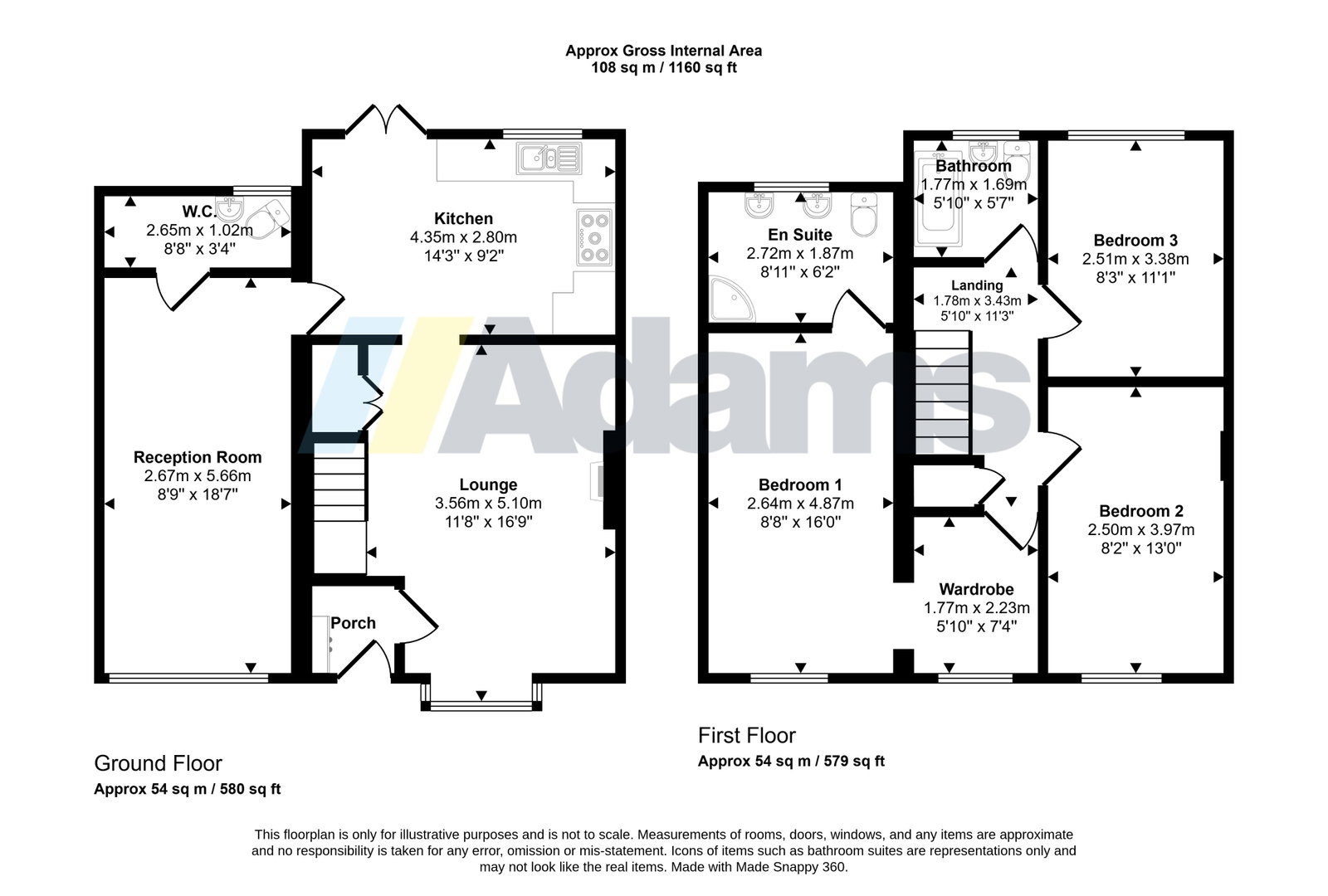 7, Adlington Road, Runcorn floorplan