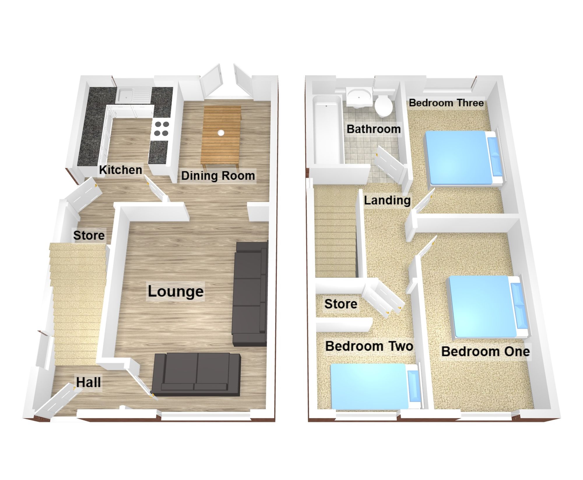 1 Trojan Gardens, Salford floorplan
