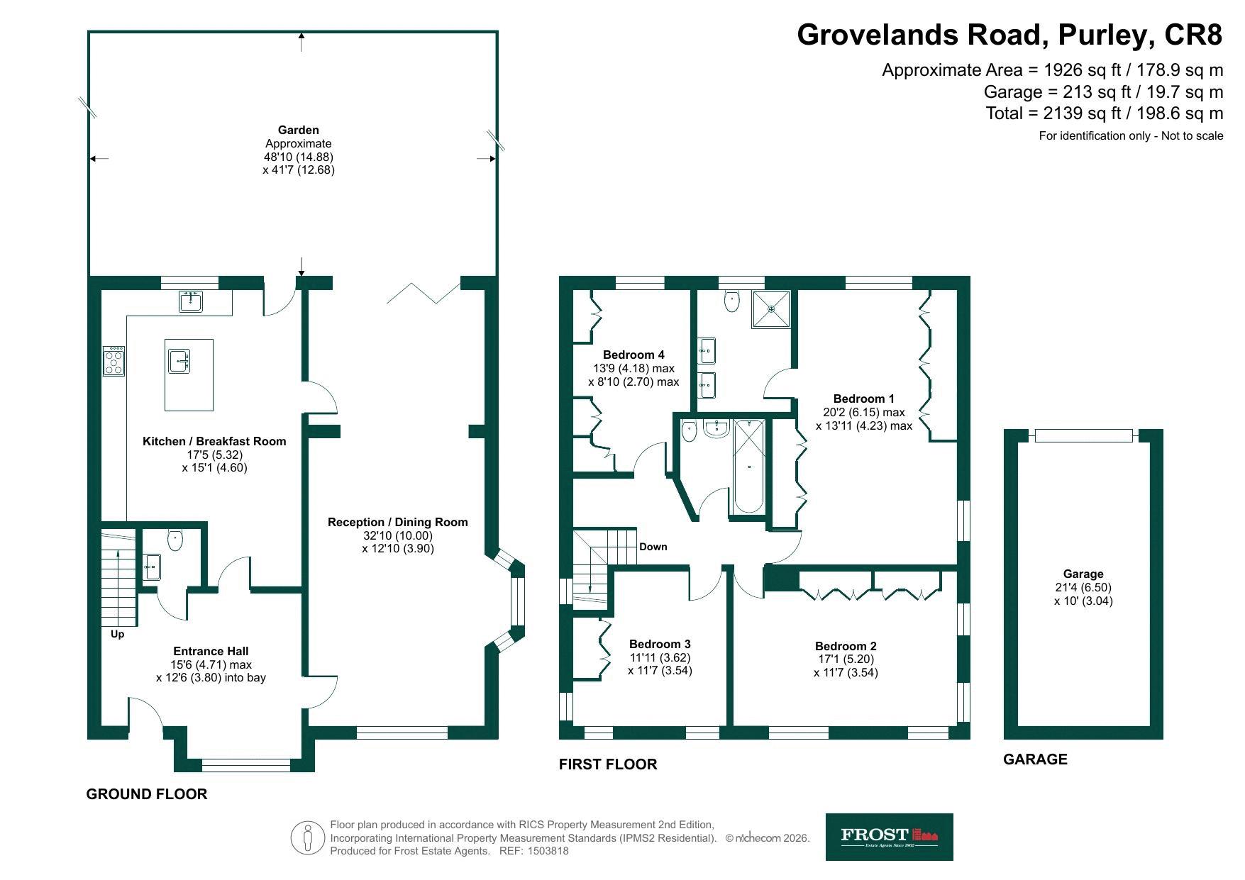 4, Grovelands Road, Purley floorplan