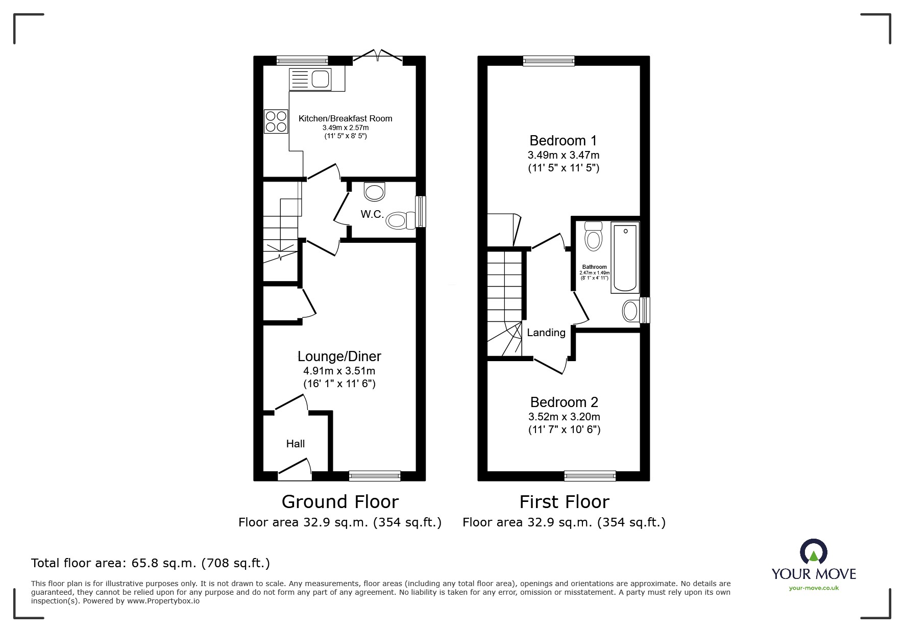 35, Carter Street, Goole floorplan