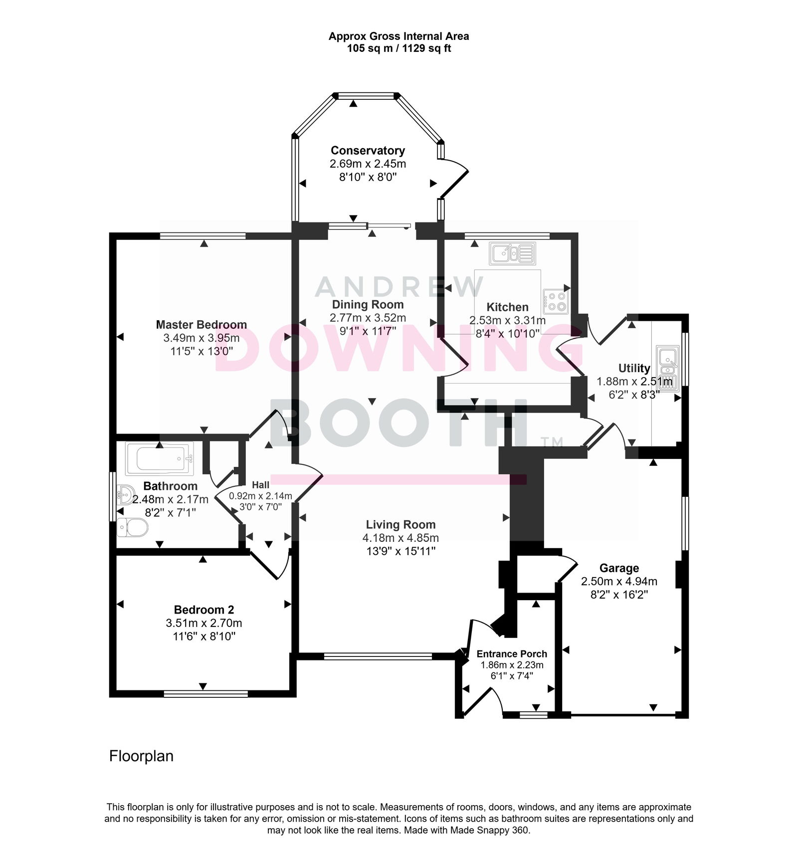 2, Featherbed Lane, Stafford floorplan