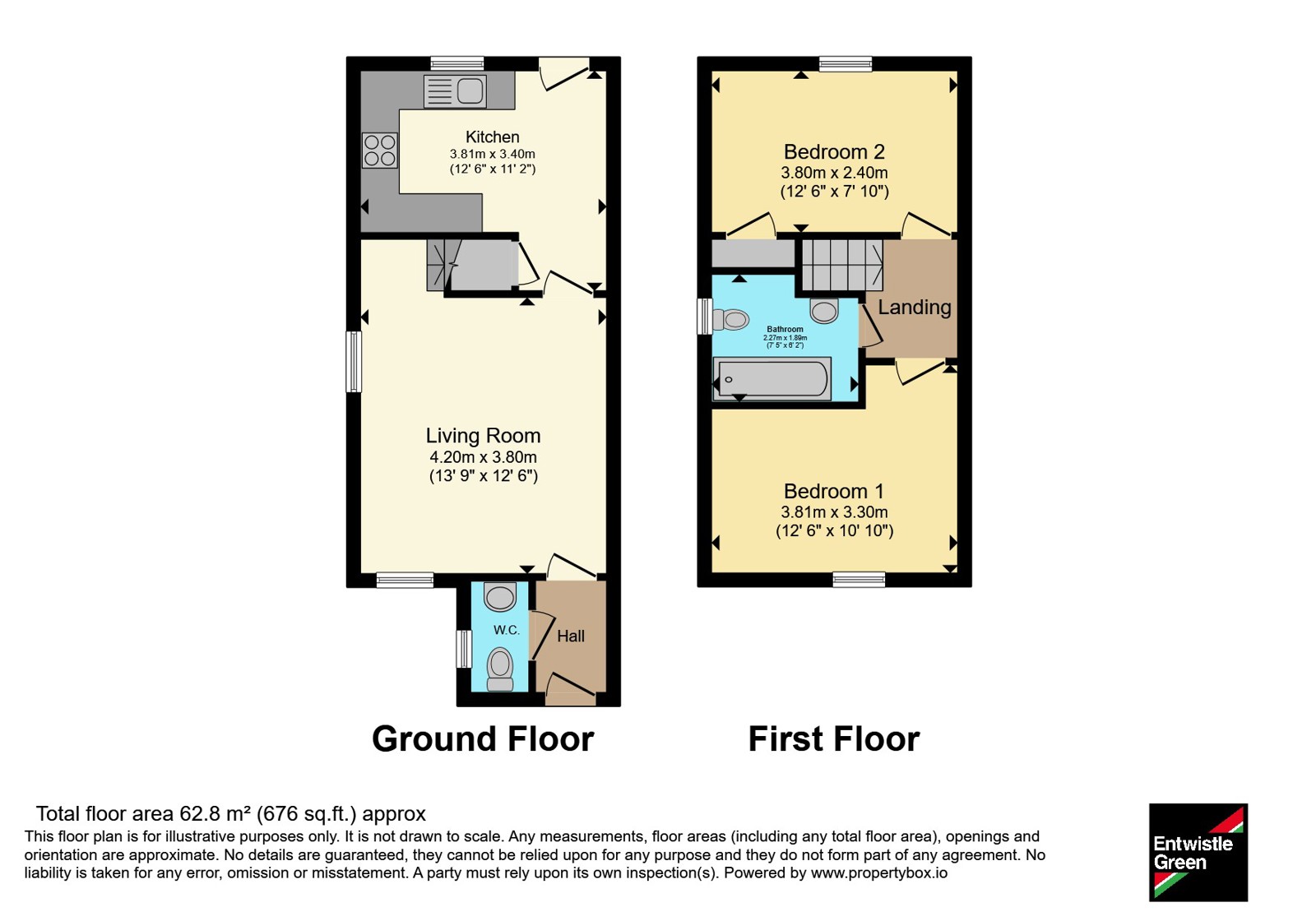 40, Park Gate Close, Burnley floorplan