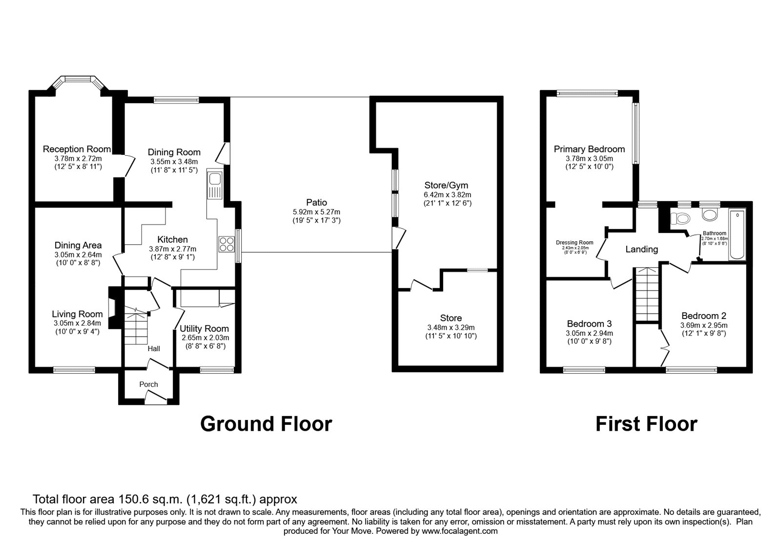 26, Oaklands Drive, Cumbria floorplan
