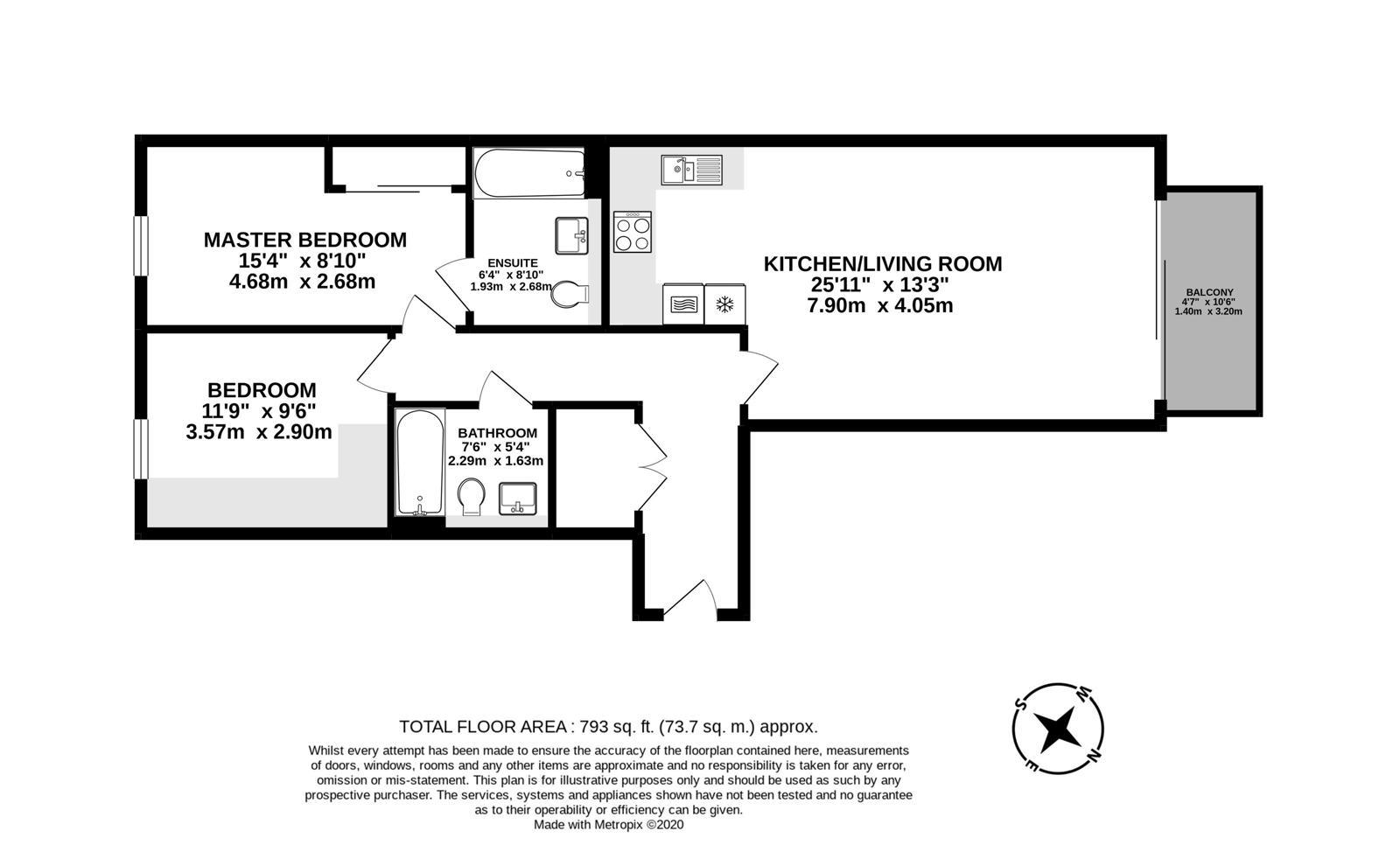 47 Conningham Court, Dowding Drive, London floorplan