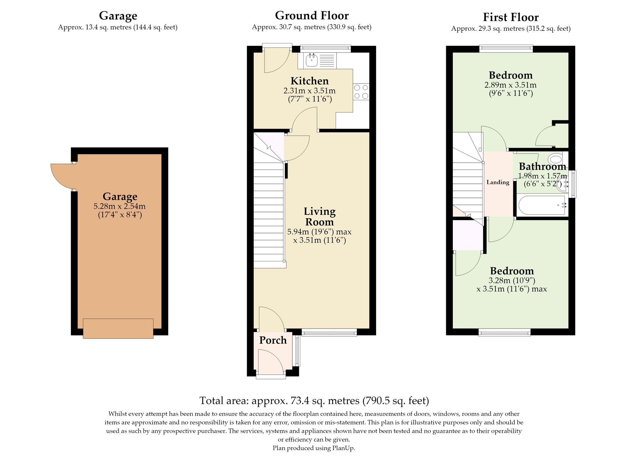 20 Wannock Close, Lowestoft floorplan