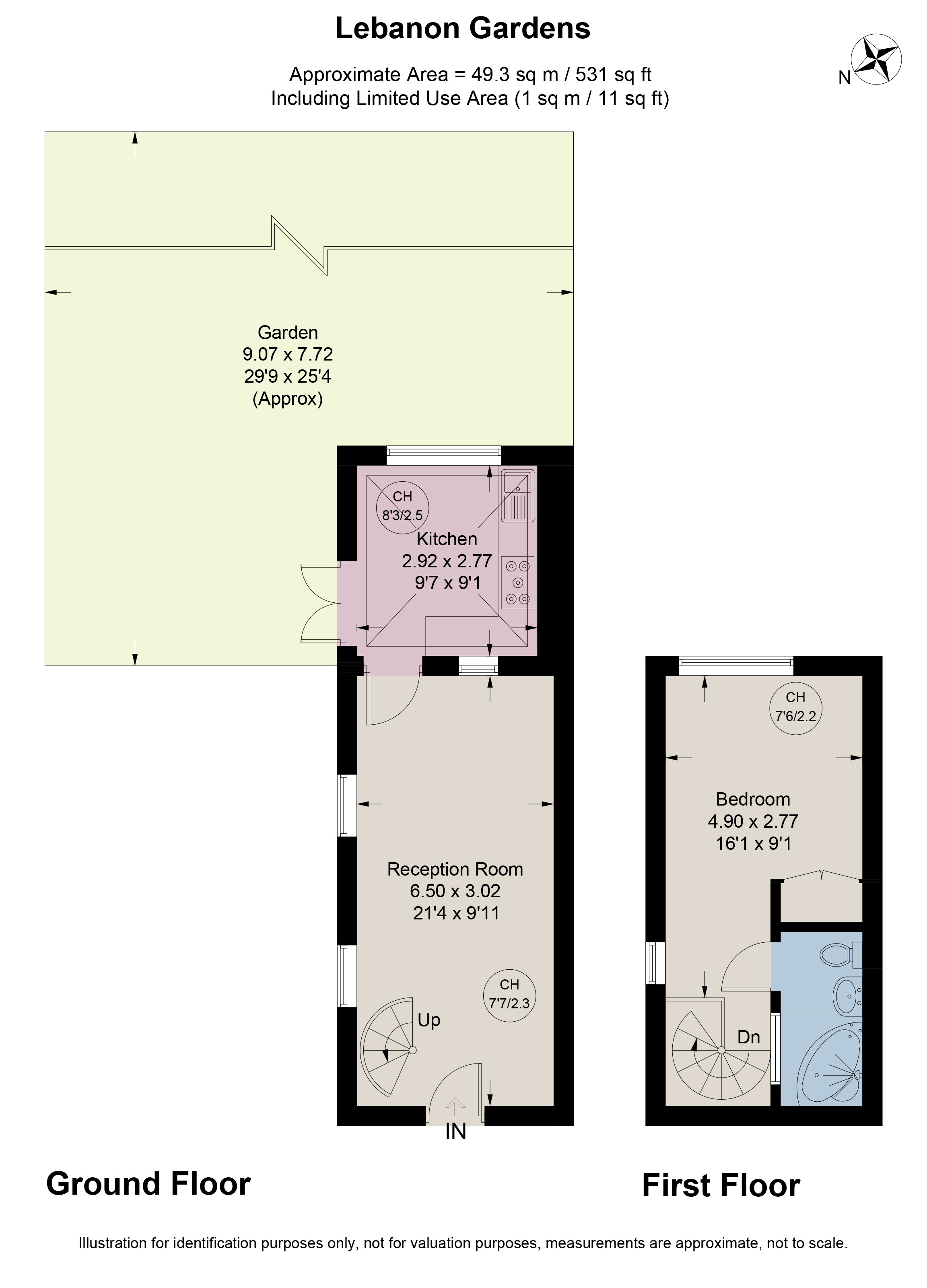 Lebanon Gardens, Southfields floorplan