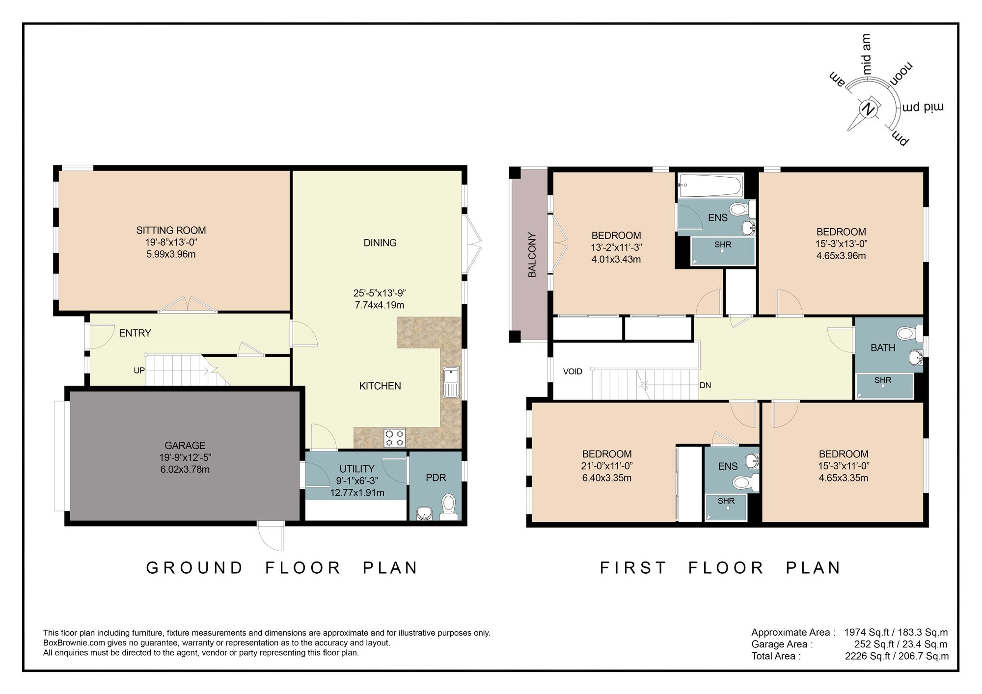 18 Stevenson Crescent, Oxford floorplan