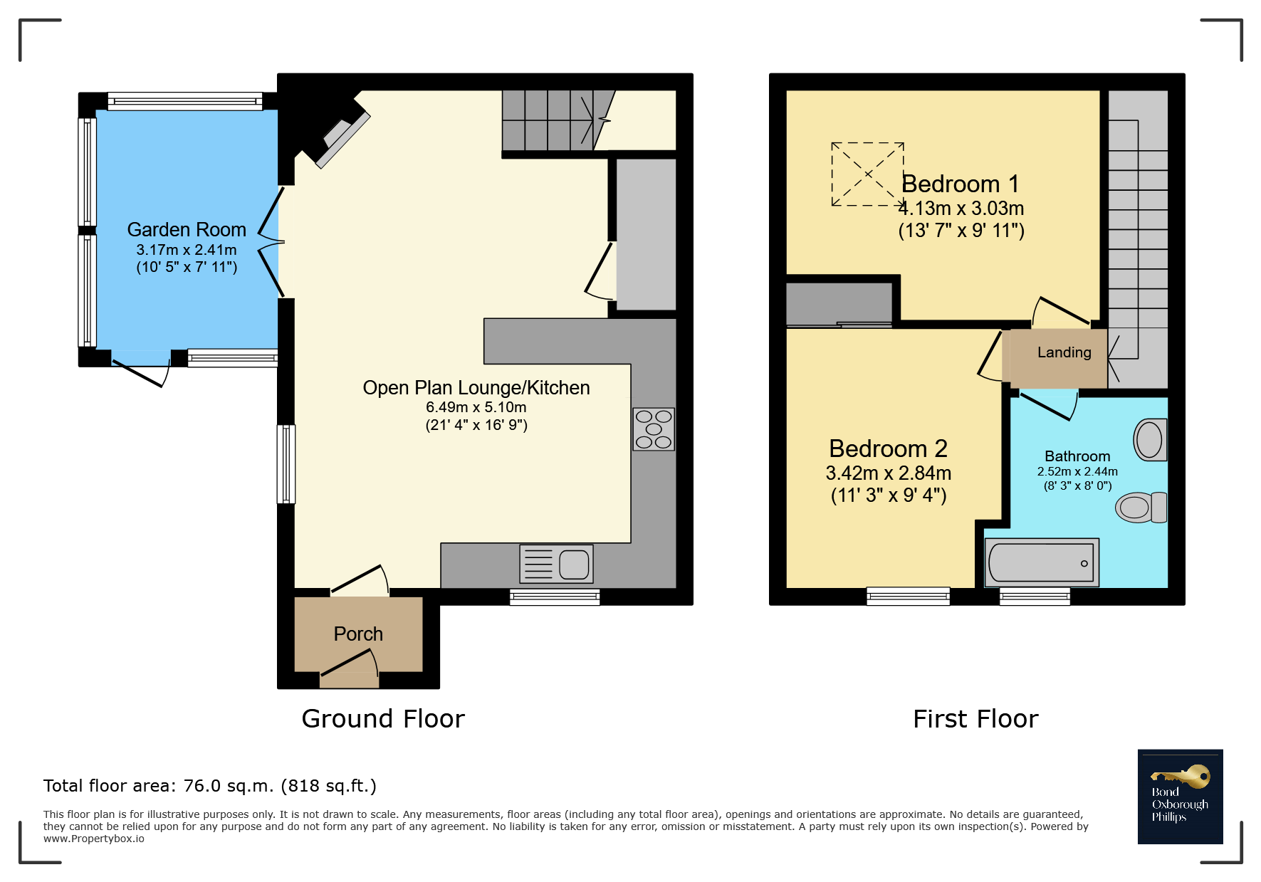 Yew Tree Cottage,, Parkham, Devon floorplan