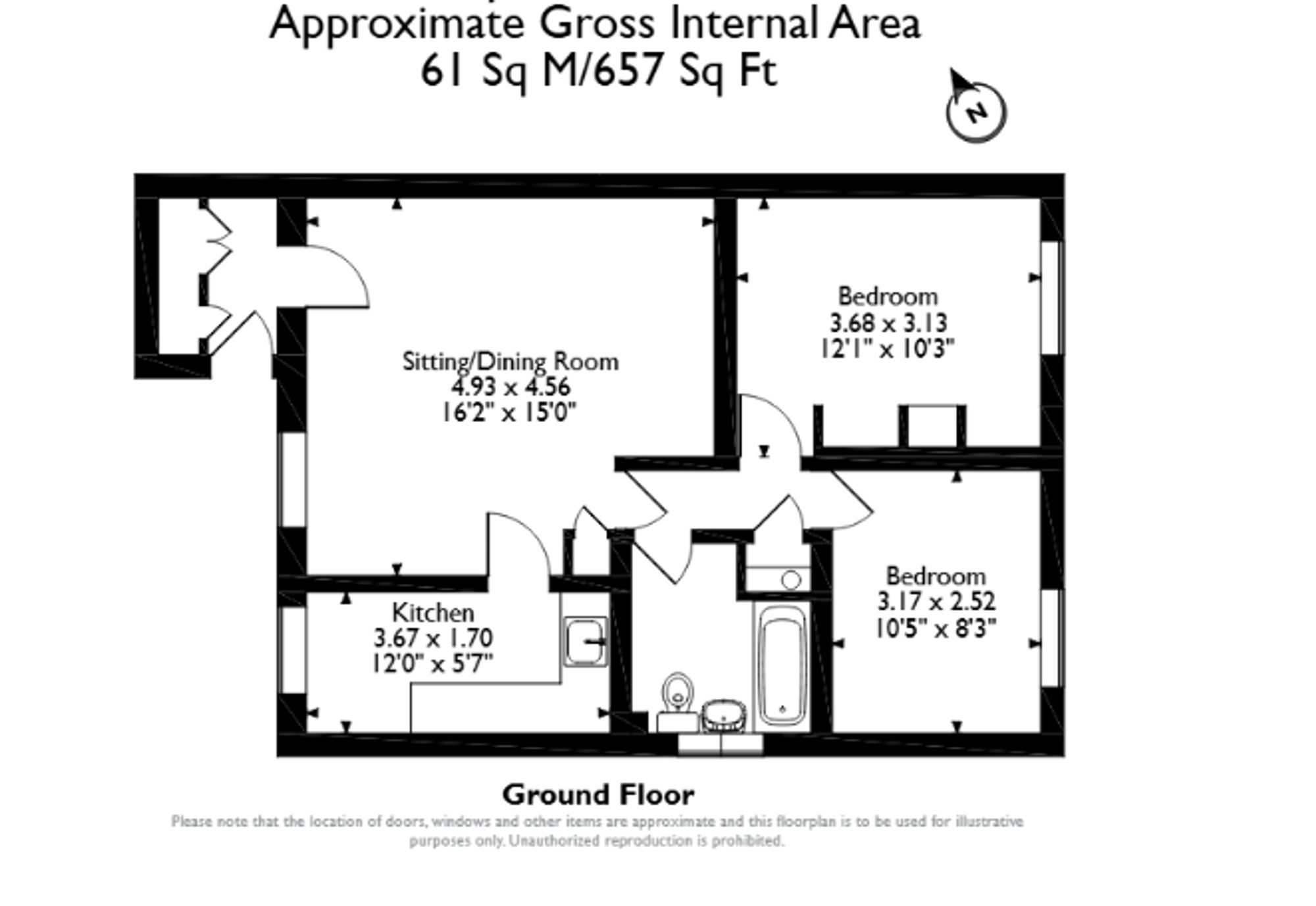 42 Fleet Way, Didcot floorplan