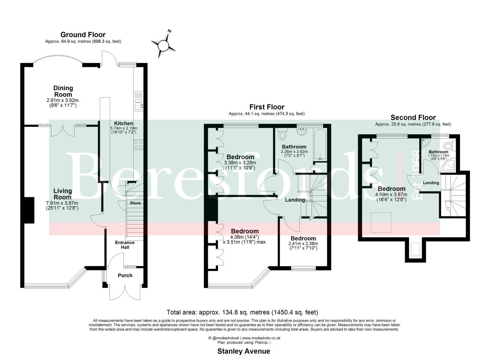 70, Stanley Avenue, Gidea Park floorplan