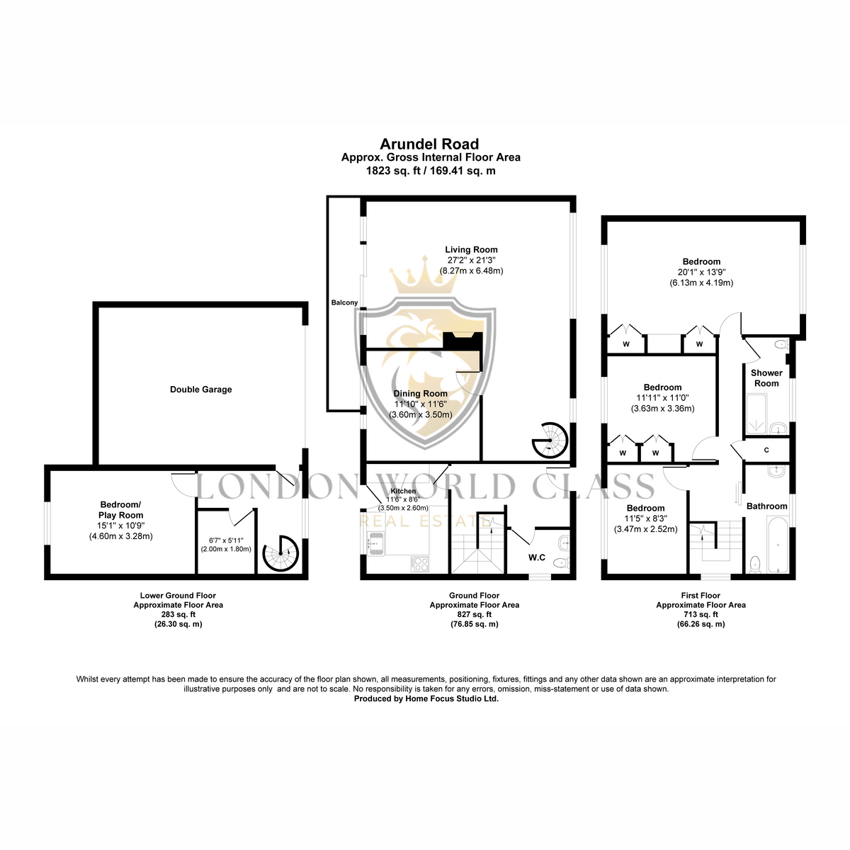 Courtlands, Arundel Road, Chichester floorplan