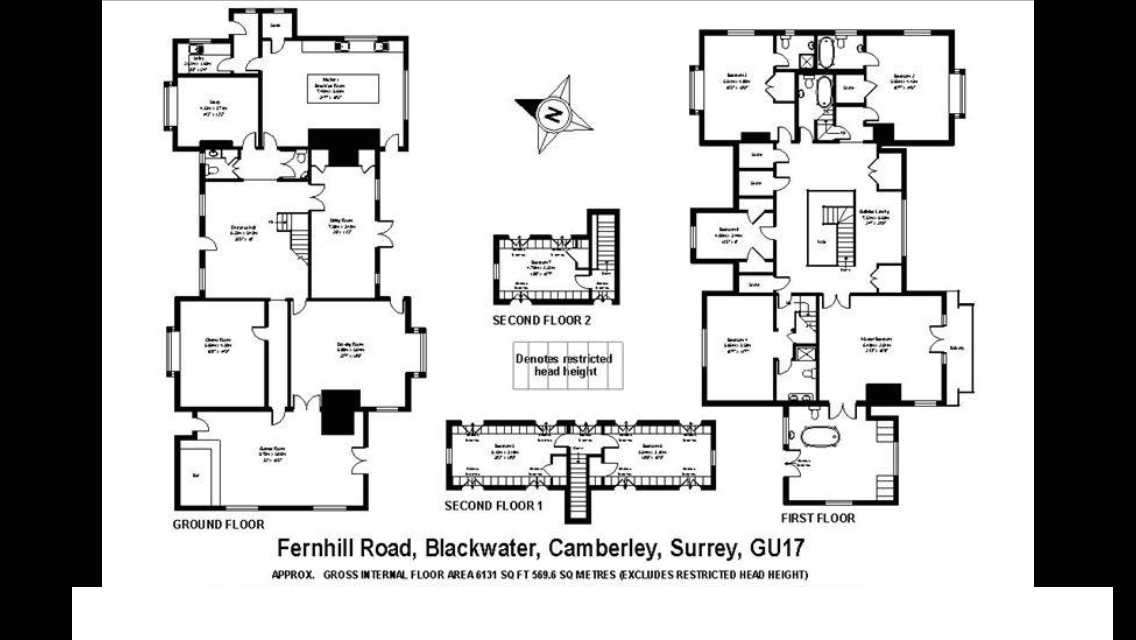 8 Bedrooms Detached house for sale in Fernhill Road, Blackwater, Camberley GU17