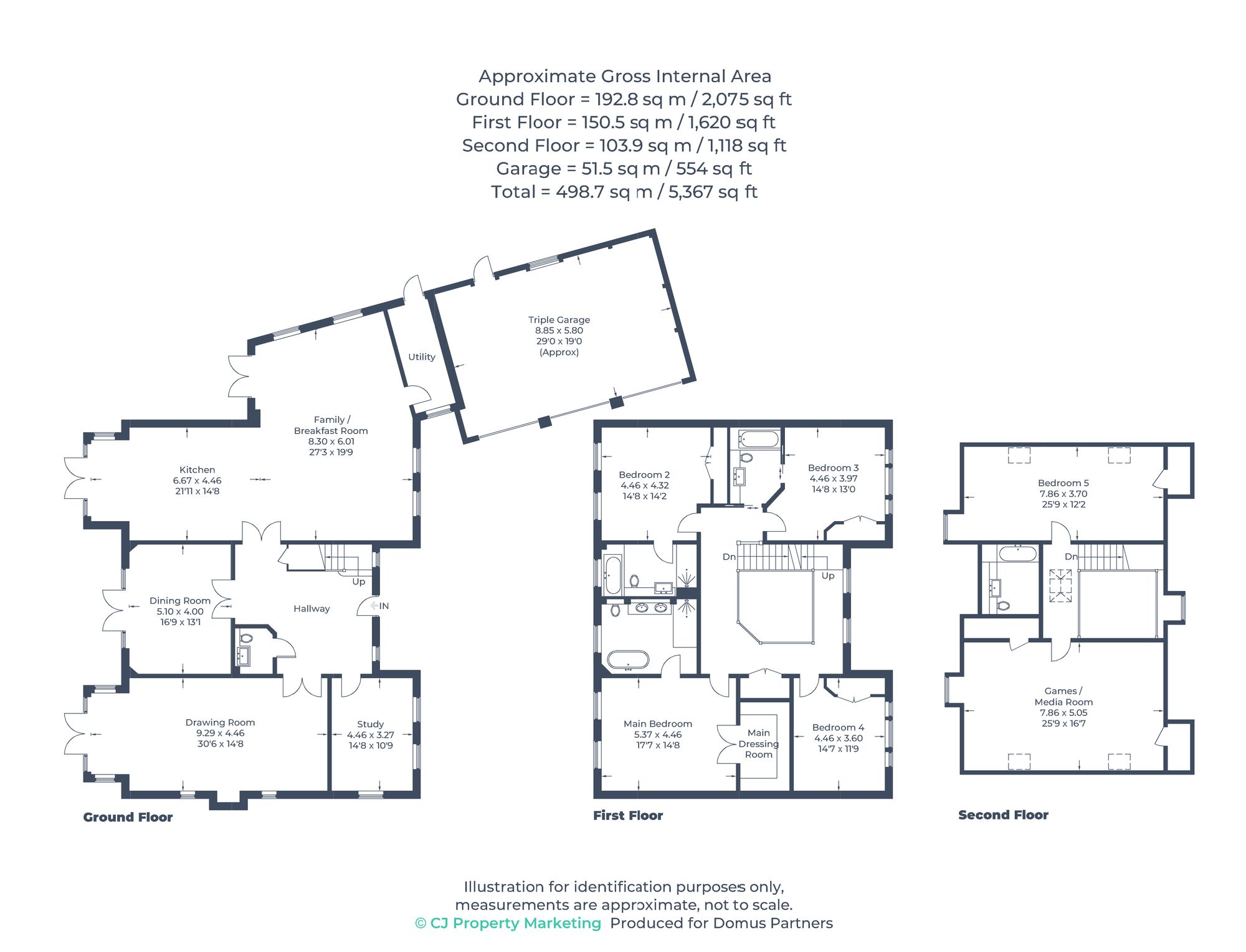 7 Oak Wood Place, Gerrards Cross floorplan