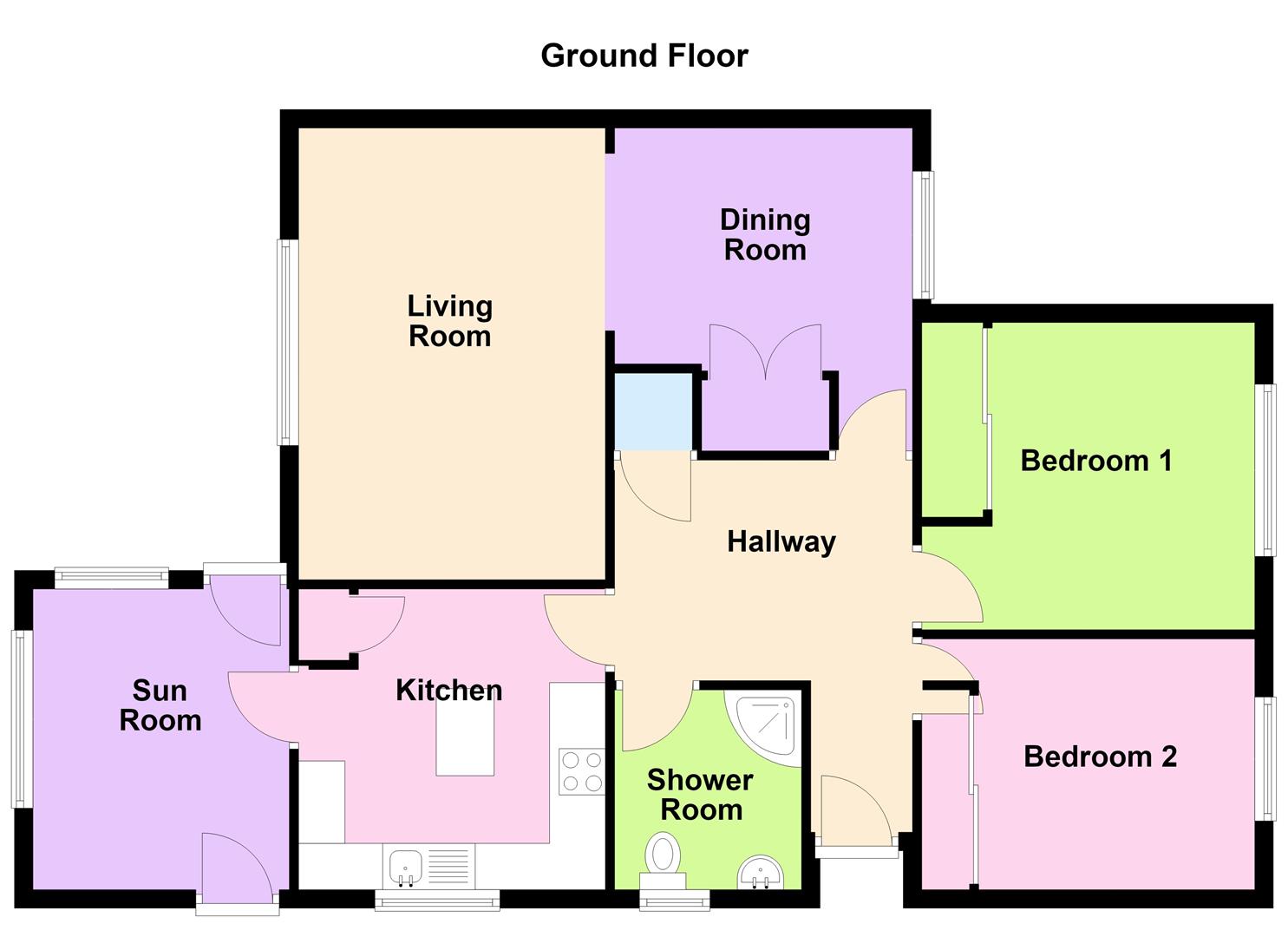 Bown Hill, Portland floorplan