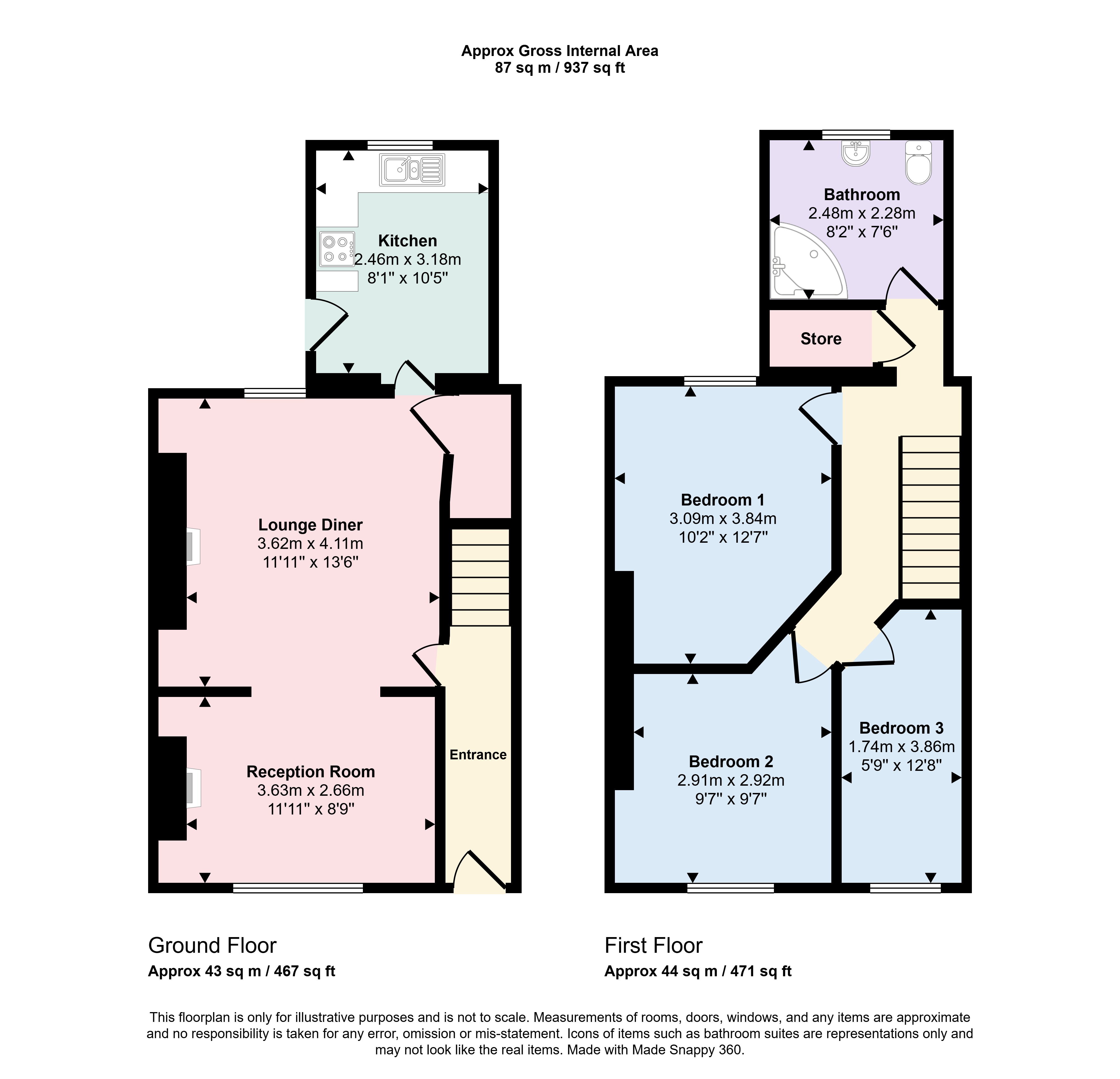 18, Nathan Street, Llanelli floorplan