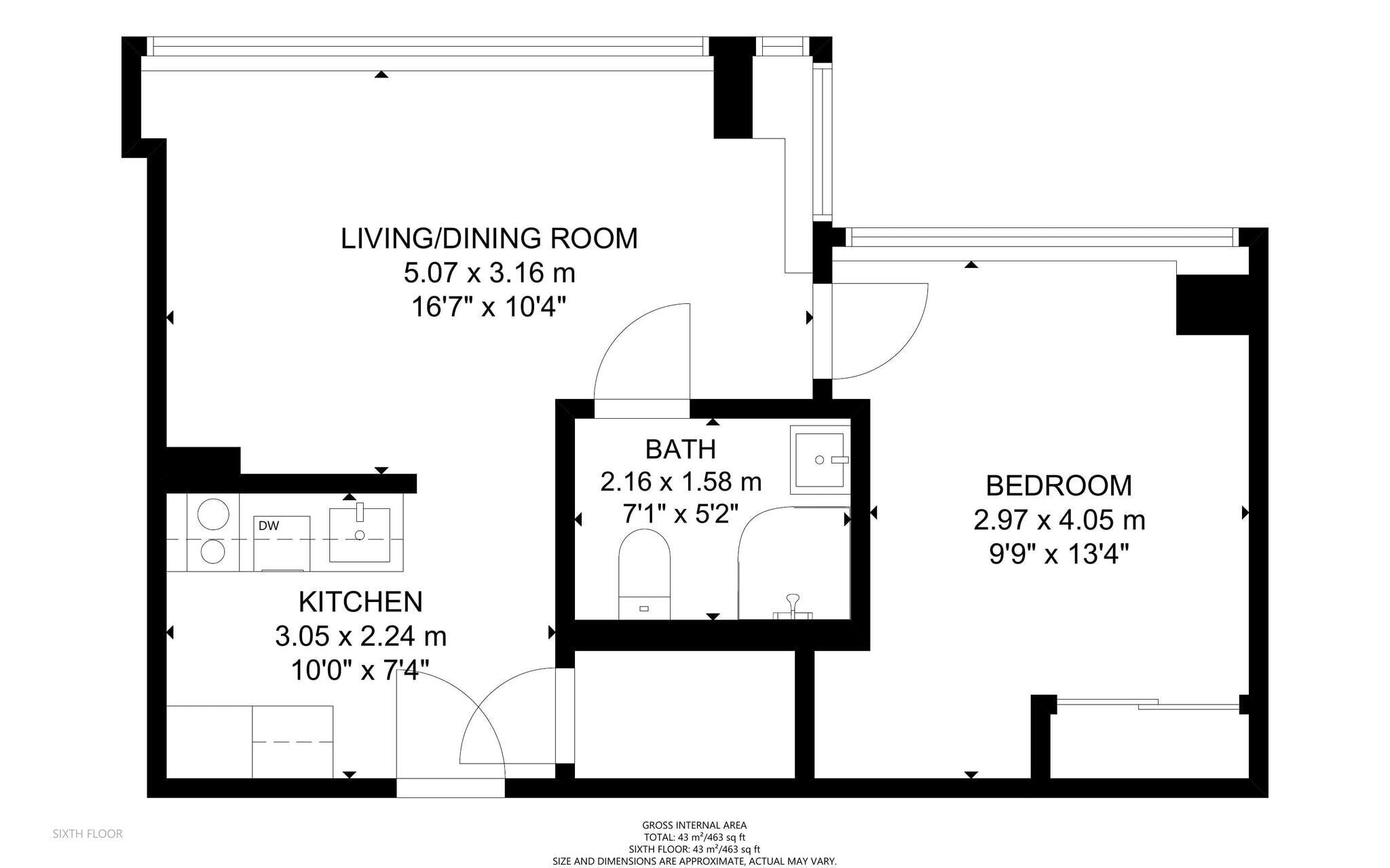 Olympic Way, Wembley floorplan
