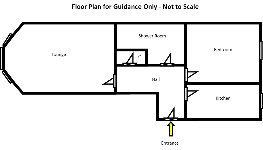 Flat 2/3, 50, Marine Road, Isle of Bute floorplan