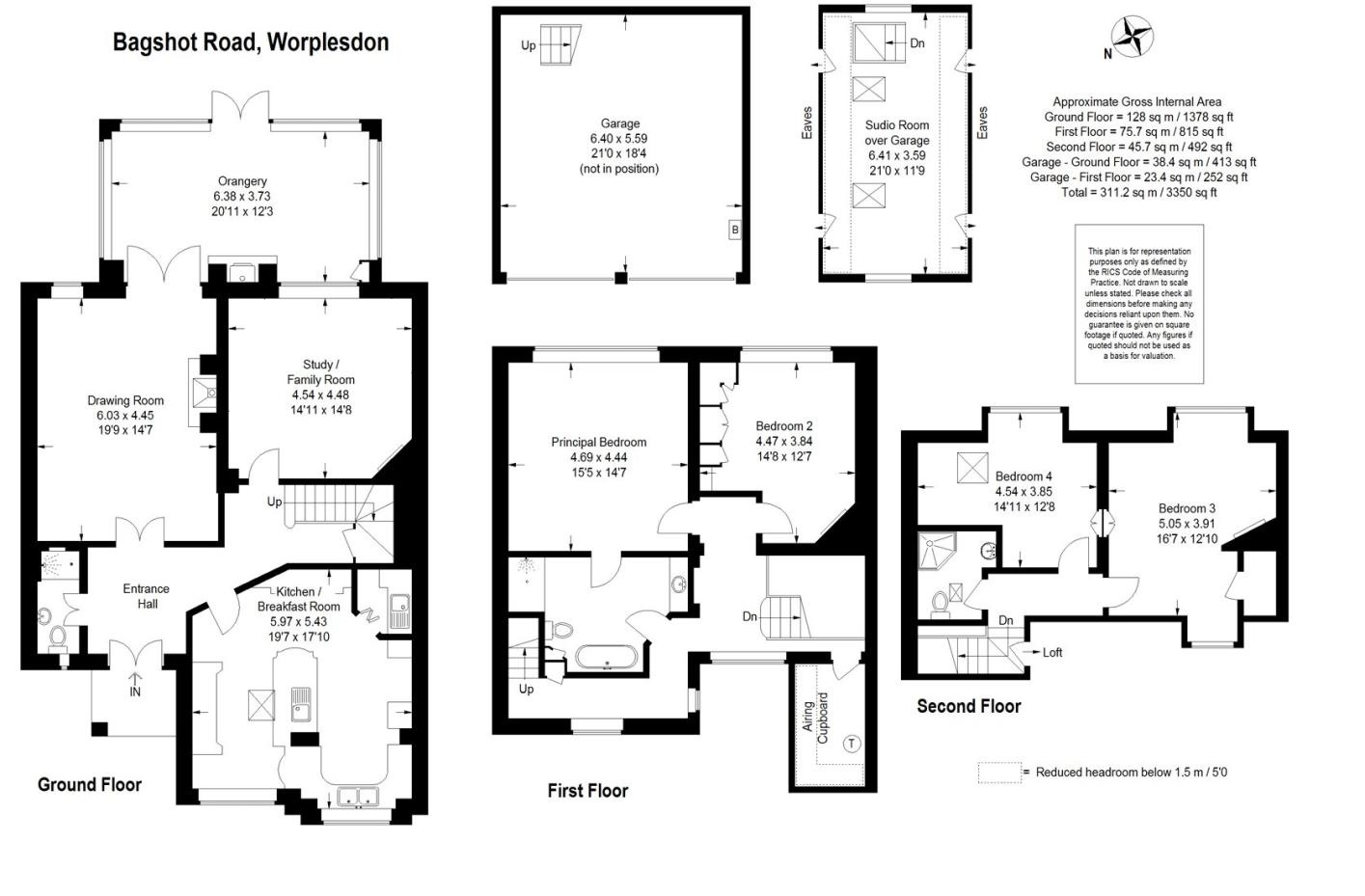 4 bed detached house for sale in Worplesdon Hill, Woking, Surrey GU22