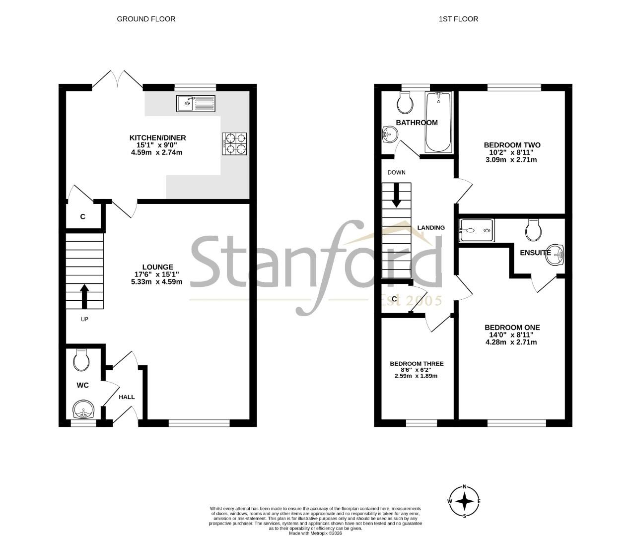 14, Dakota Way, Eastleigh floorplan