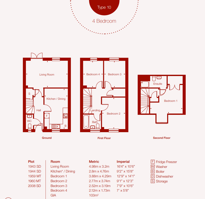 1944, Nicol Walk, West Cambourne floorplan