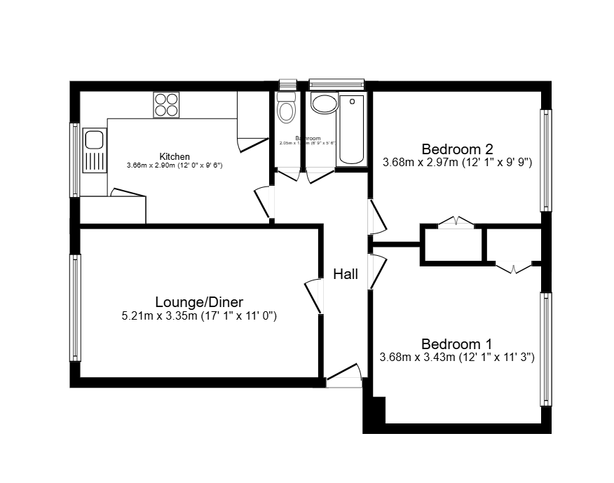 1, Colne Valley Close, Essex floorplan