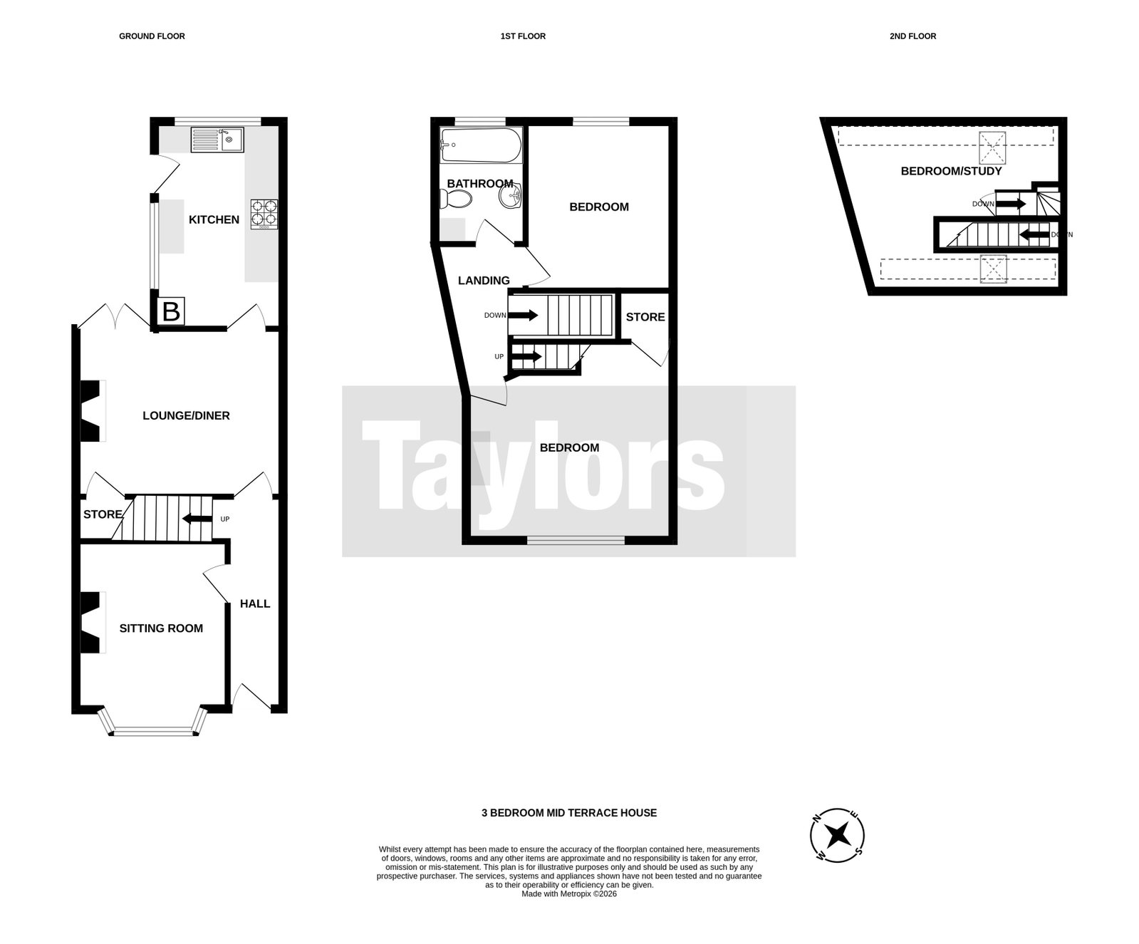 72, Witton Street, Stourbridge floorplan