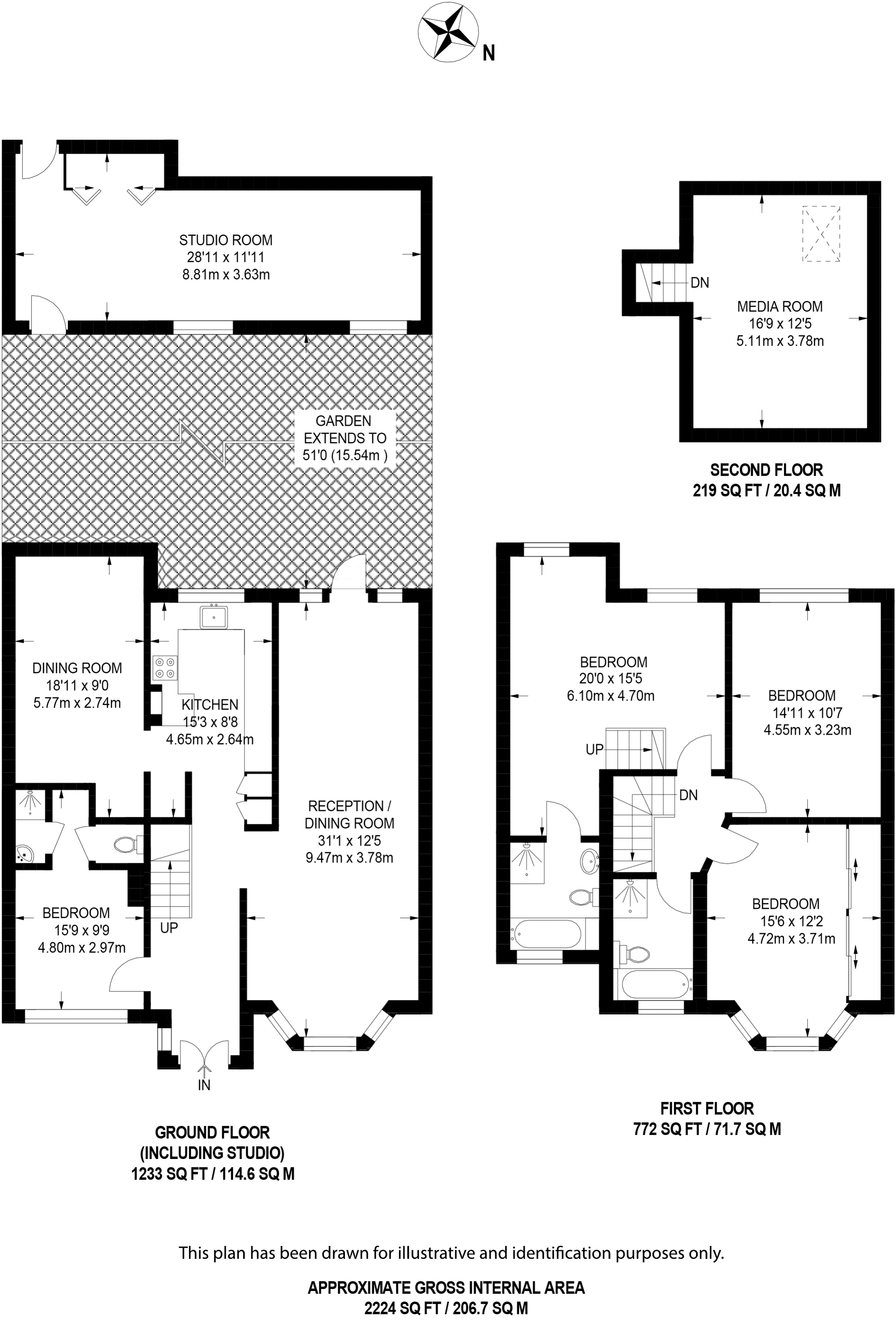 Southbourne Crescent, Hendon, London NW4, 4 bedroom semidetached house