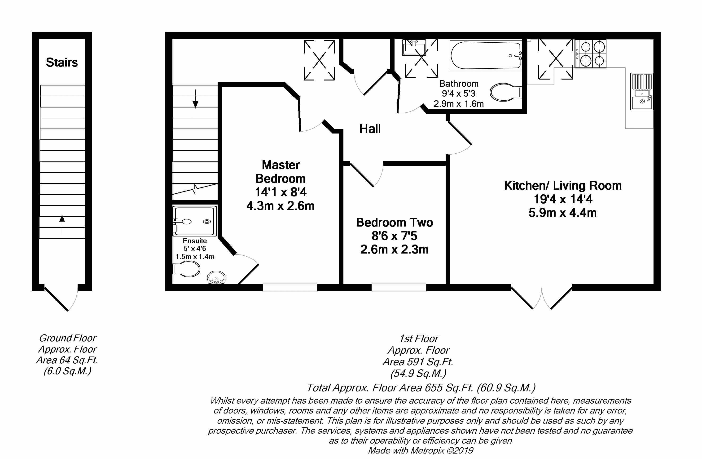 2 Bedrooms  for sale in The Mead, Keynsham, Bristol BS31