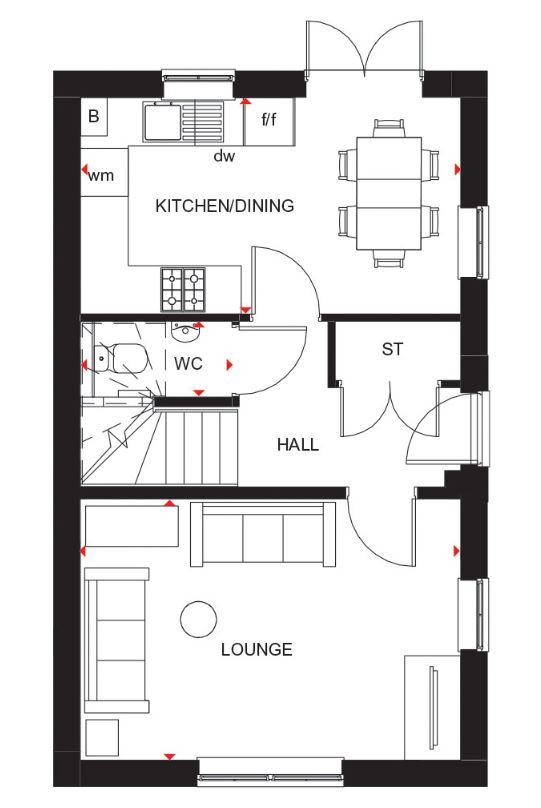 Dewberry Drive, Paignton TQ4, 3 bedroom end terrace house for sale