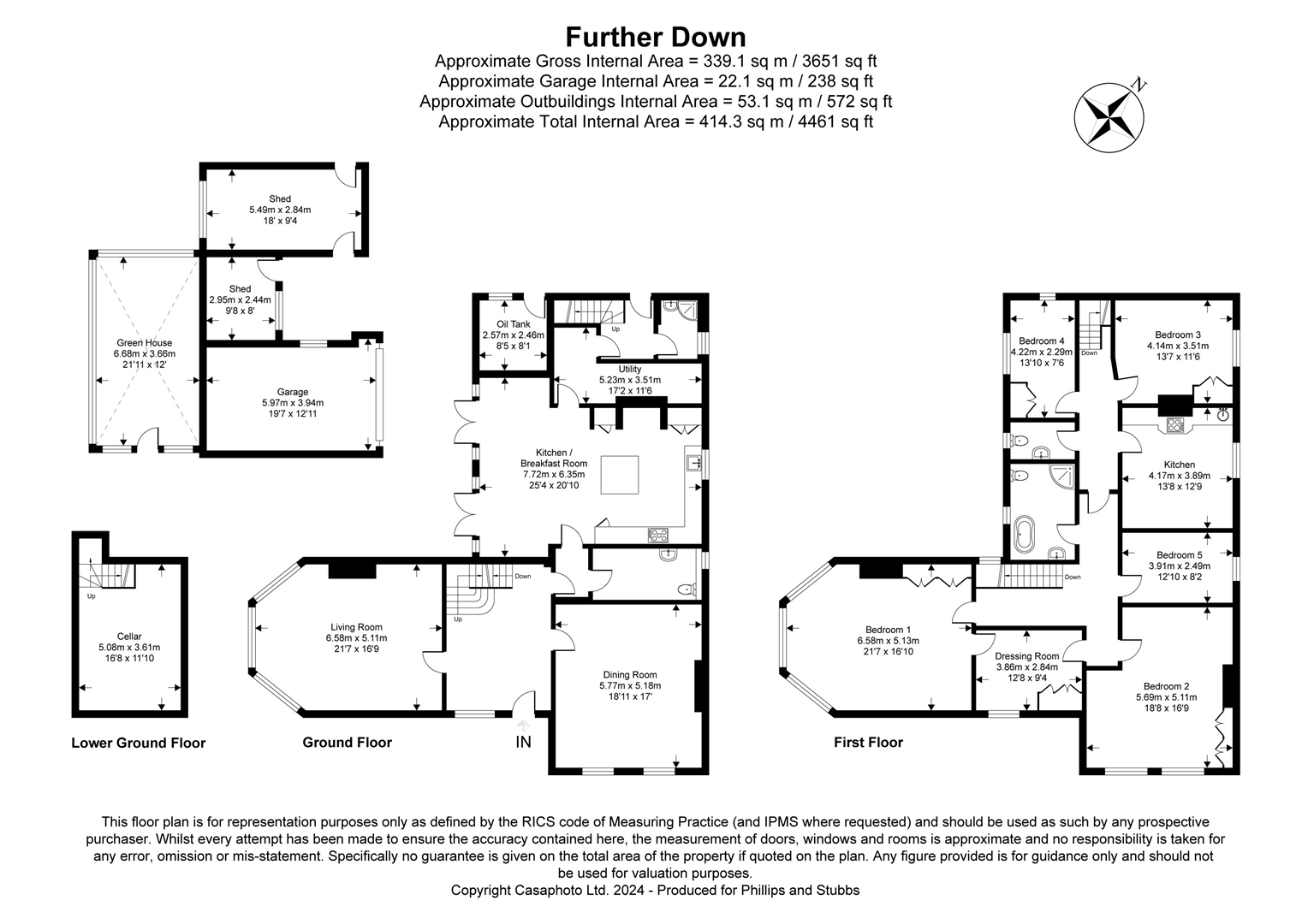 Further Down, Main Road, Hastings floorplan