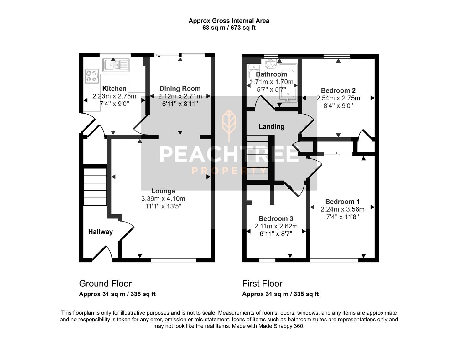 28, Sandielands Avenue, Renfrewshire floorplan