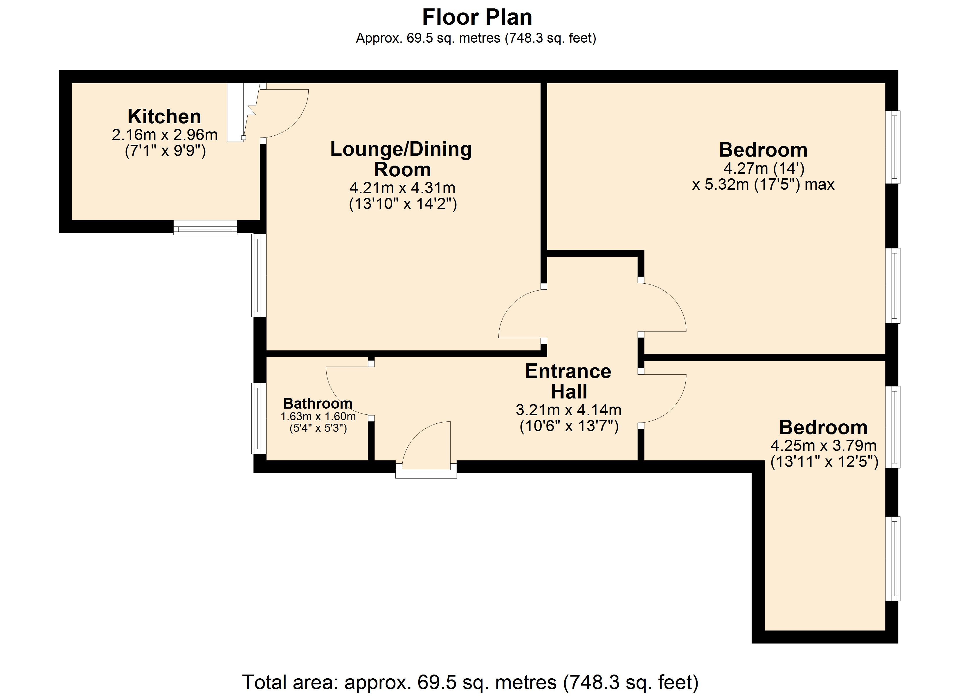 Apartment 4, 107, Westminster Road, Liverpool floorplan